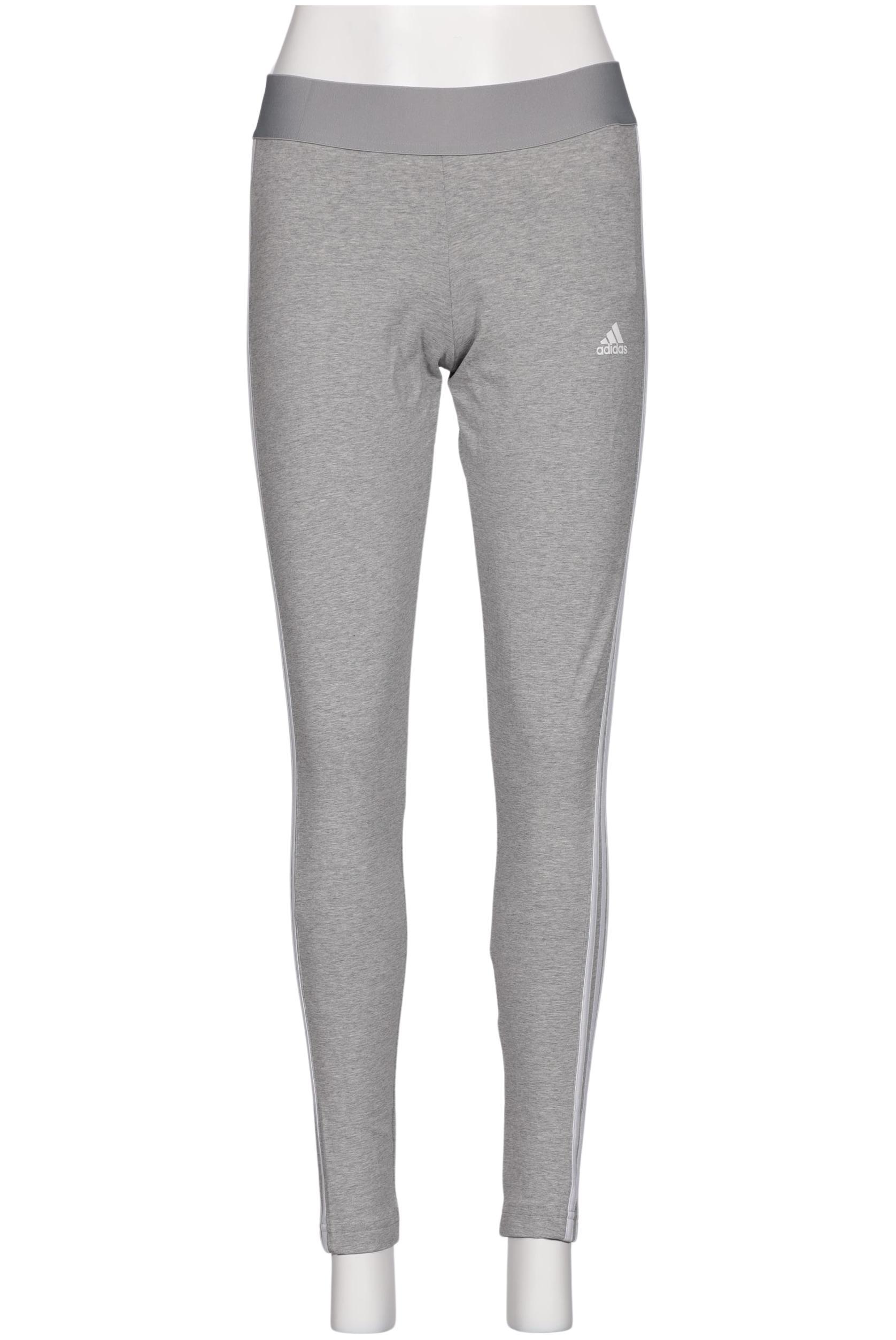 

adidas Damen Stoffhose, grau, Gr. 0