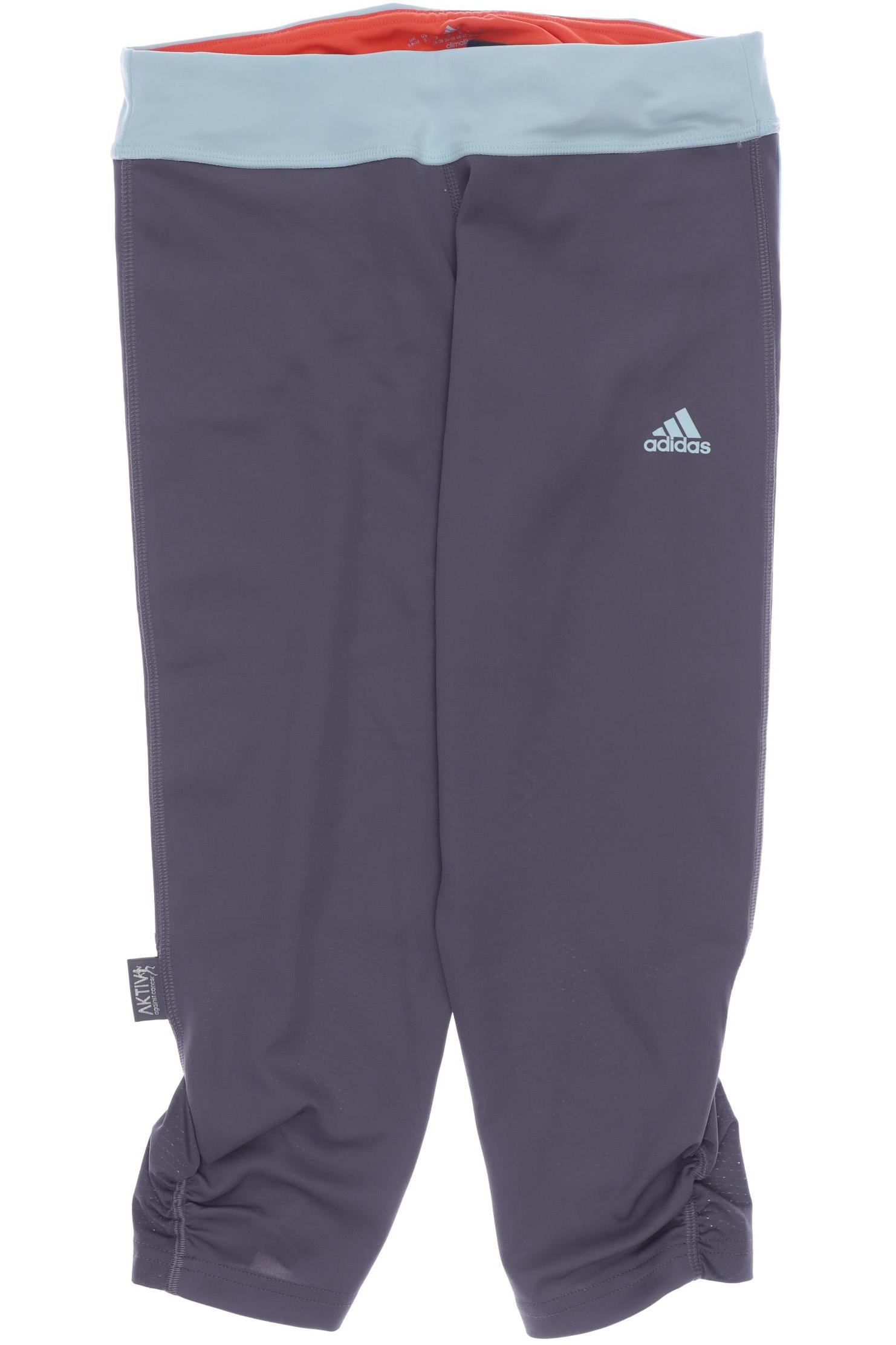 

adidas Damen Stoffhose, grau, Gr. 0
