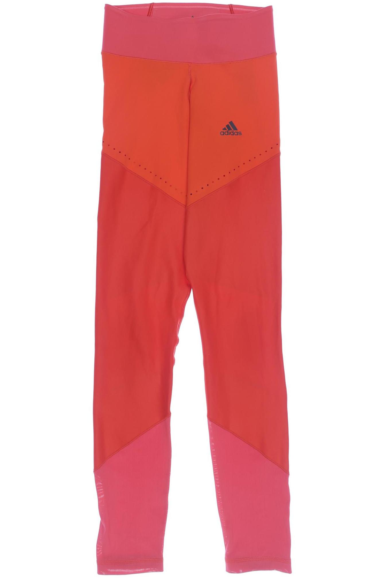 

adidas Damen Stoffhose, orange, Gr. 0