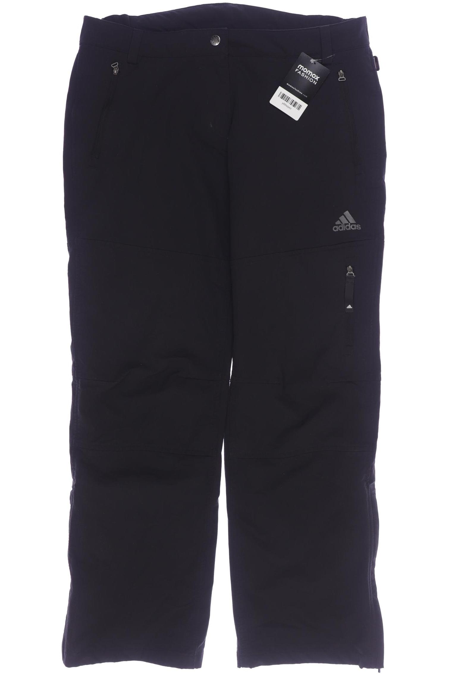 

adidas Damen Stoffhose, schwarz, Gr. 40