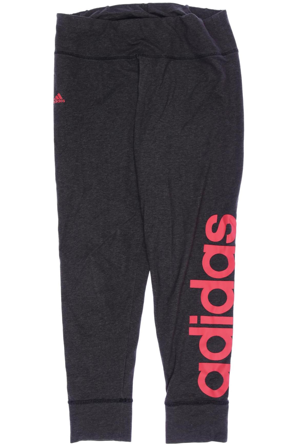 

adidas Damen Stoffhose, grau, Gr. 26