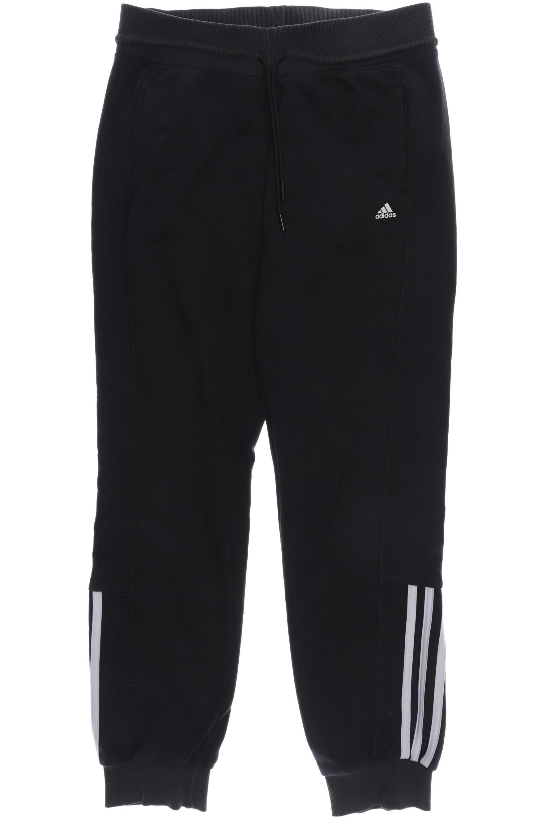 

adidas Damen Stoffhose, schwarz, Gr. 38