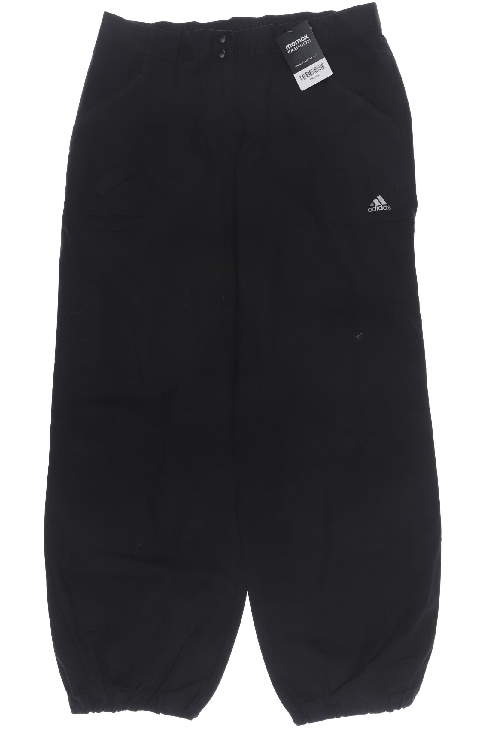 

adidas Damen Stoffhose, schwarz, Gr. 40