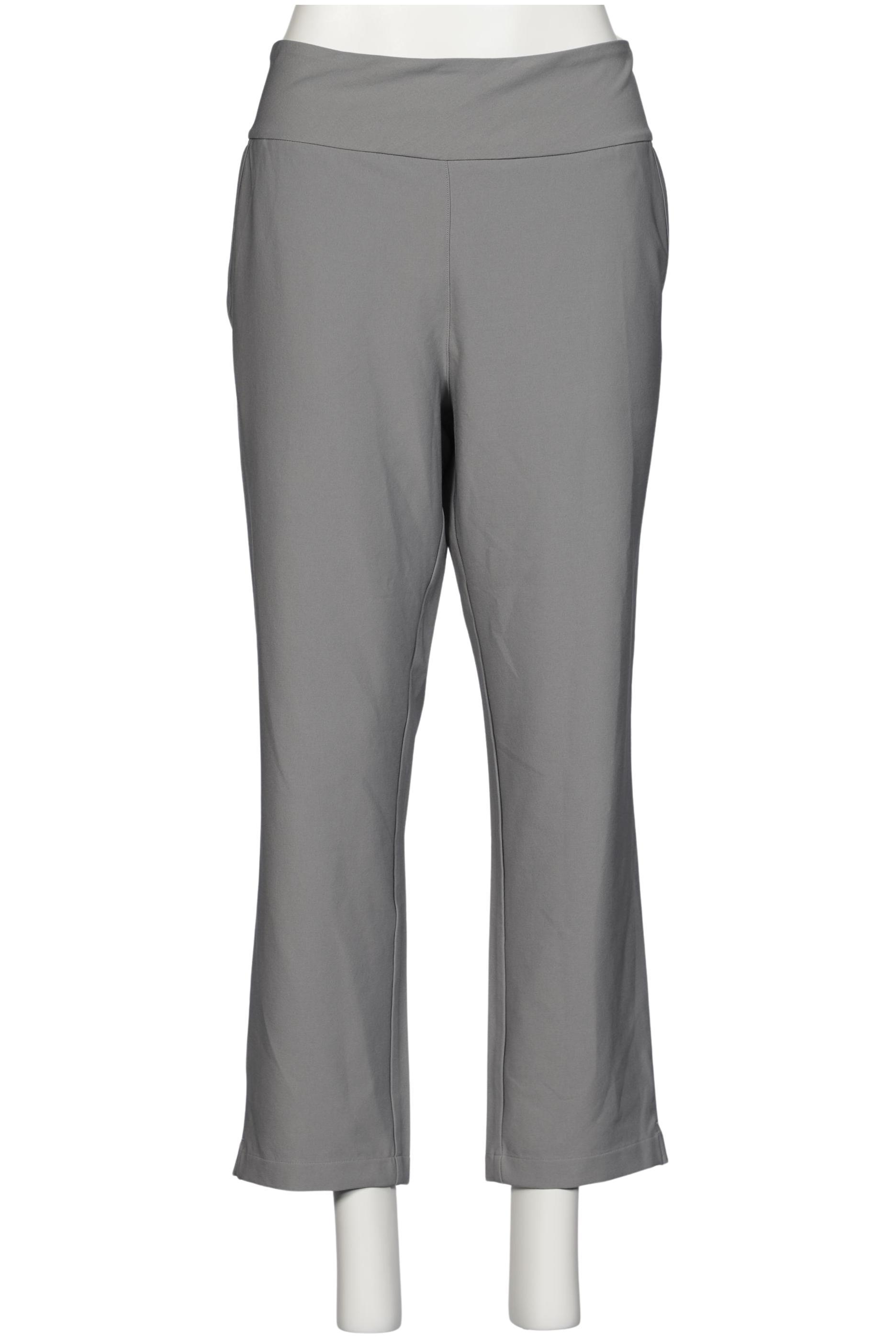 

adidas Damen Stoffhose, grau, Gr. 42