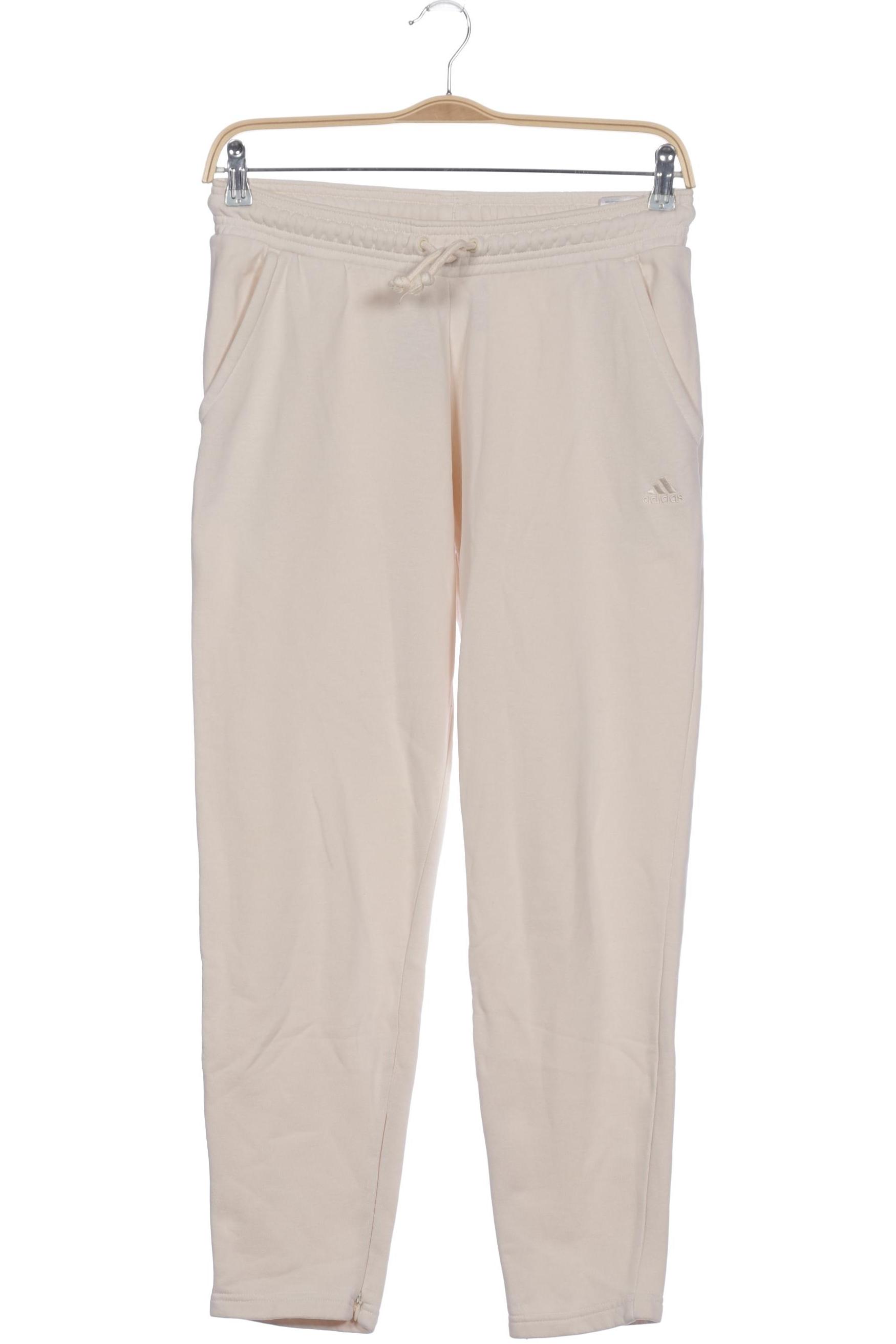 

adidas Damen Stoffhose, cremeweiß, Gr. 0