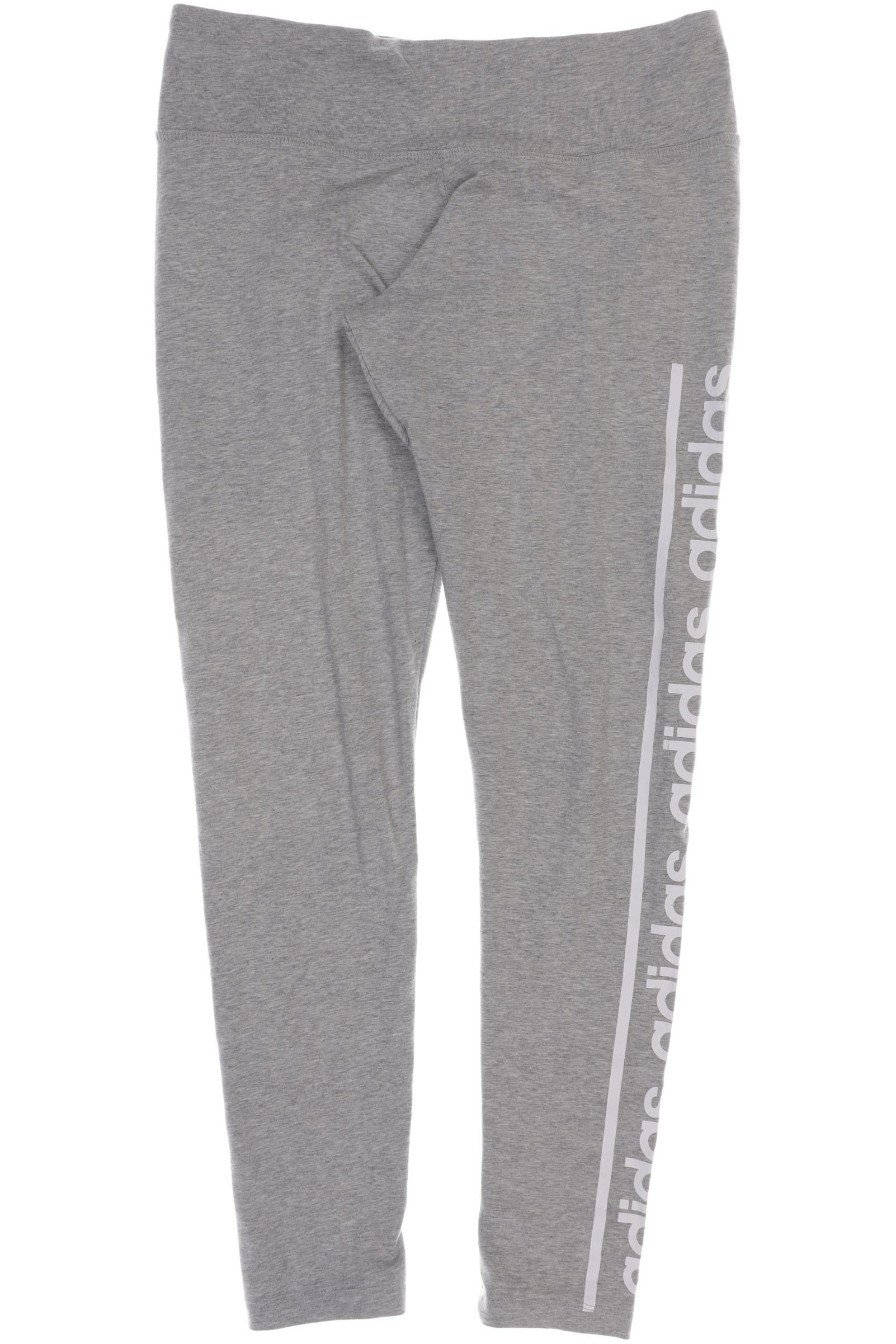 

adidas Damen Stoffhose, grau, Gr. 0