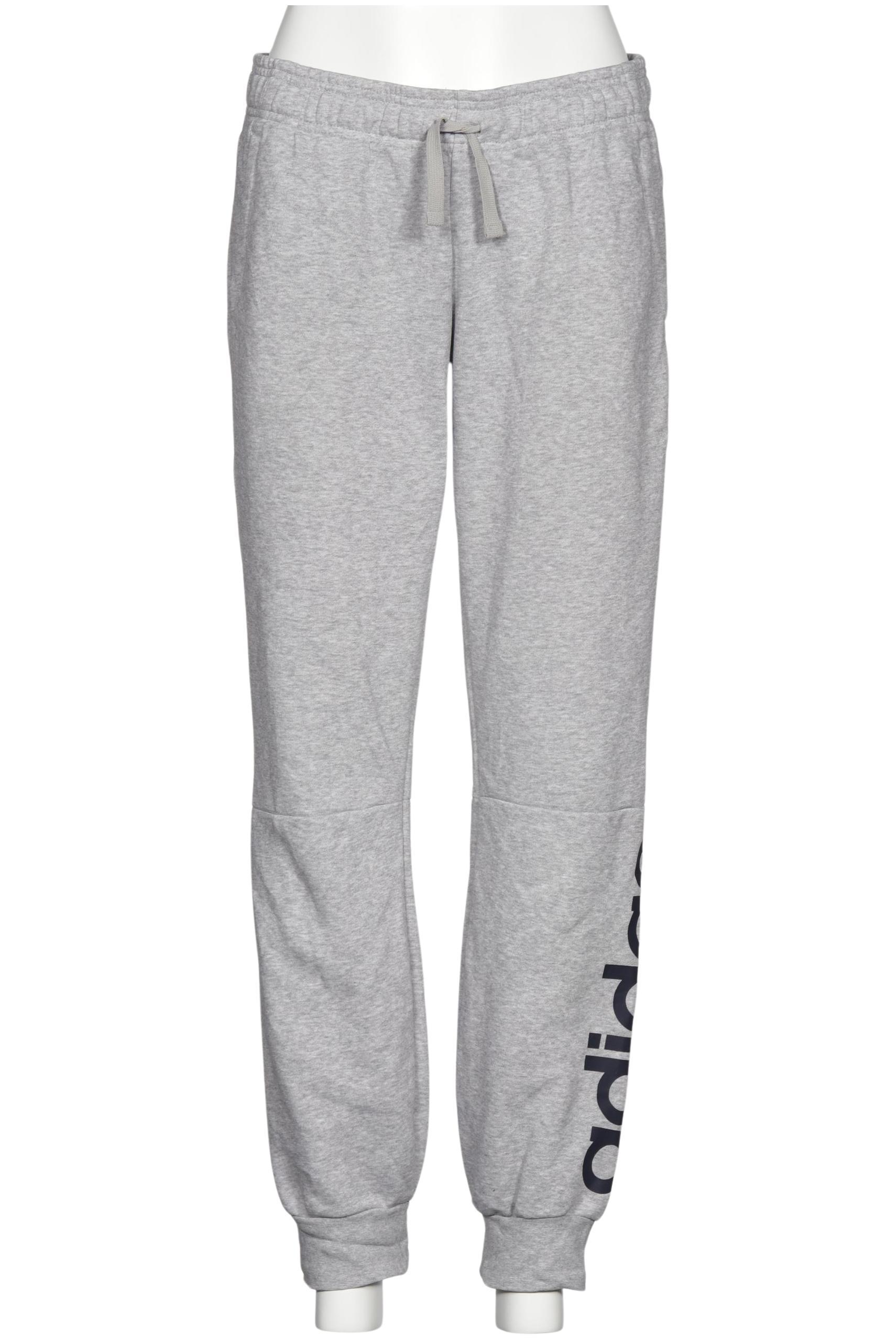 

adidas Damen Stoffhose, grau, Gr. 28