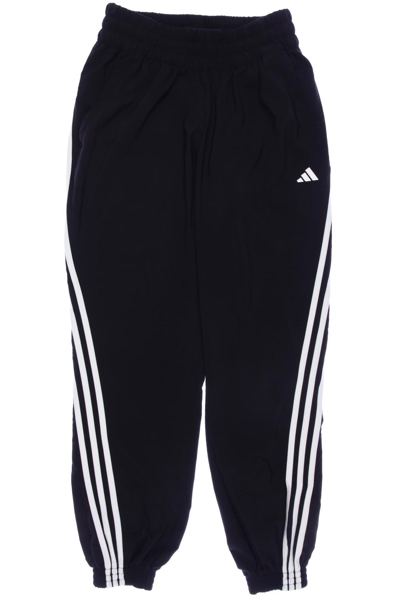 

adidas Damen Stoffhose, schwarz, Gr. 0