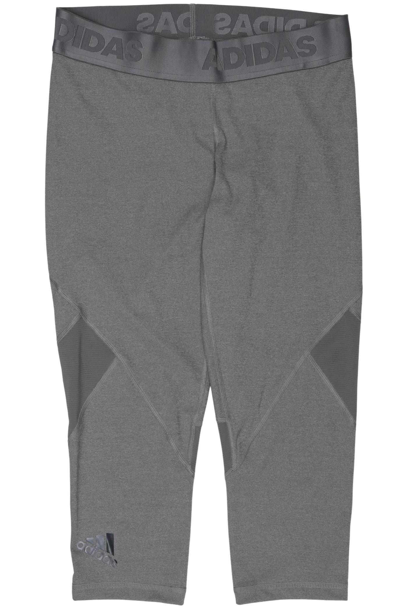 

adidas Damen Stoffhose, grau, Gr. 0