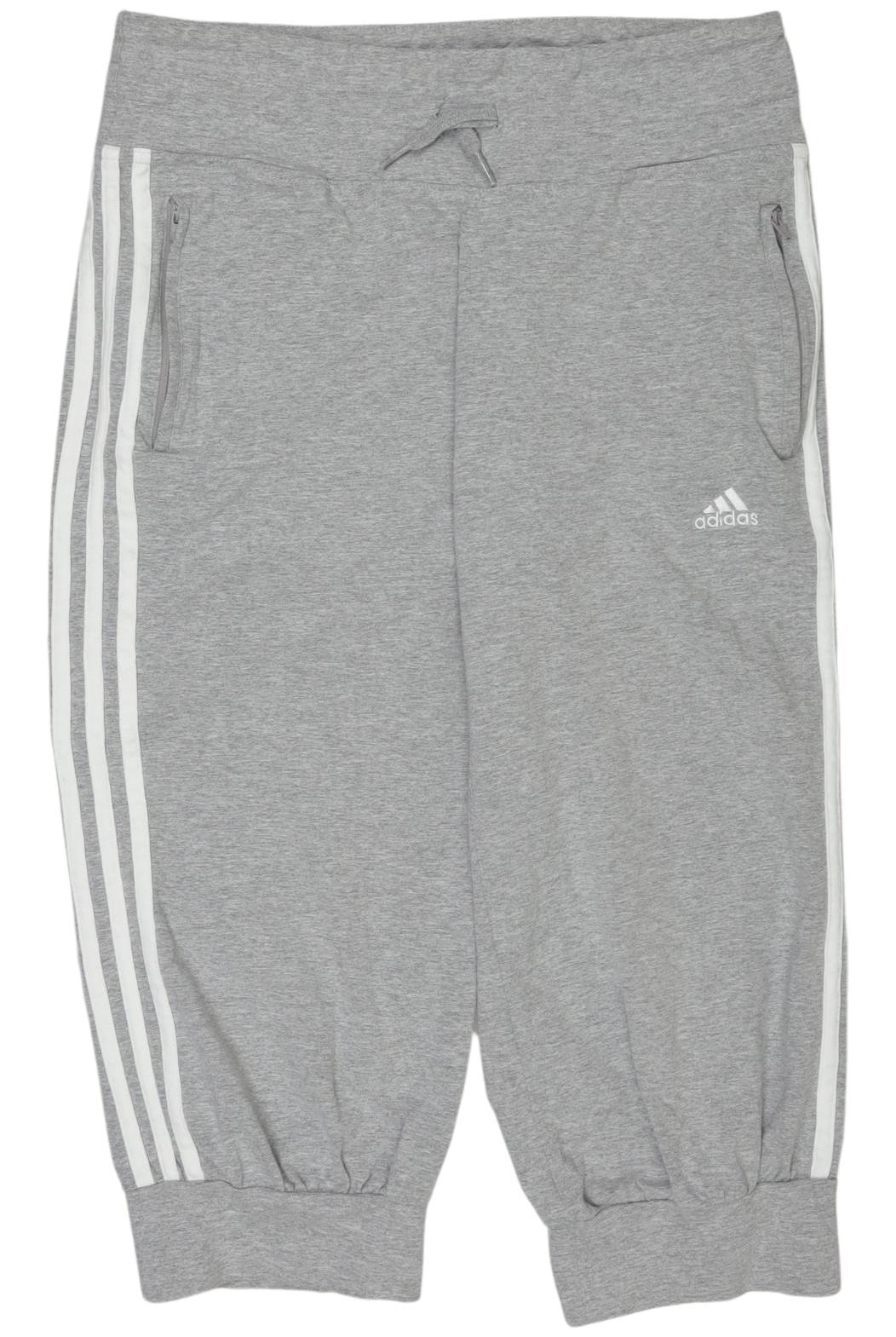 

adidas Damen Stoffhose, grau, Gr. 36