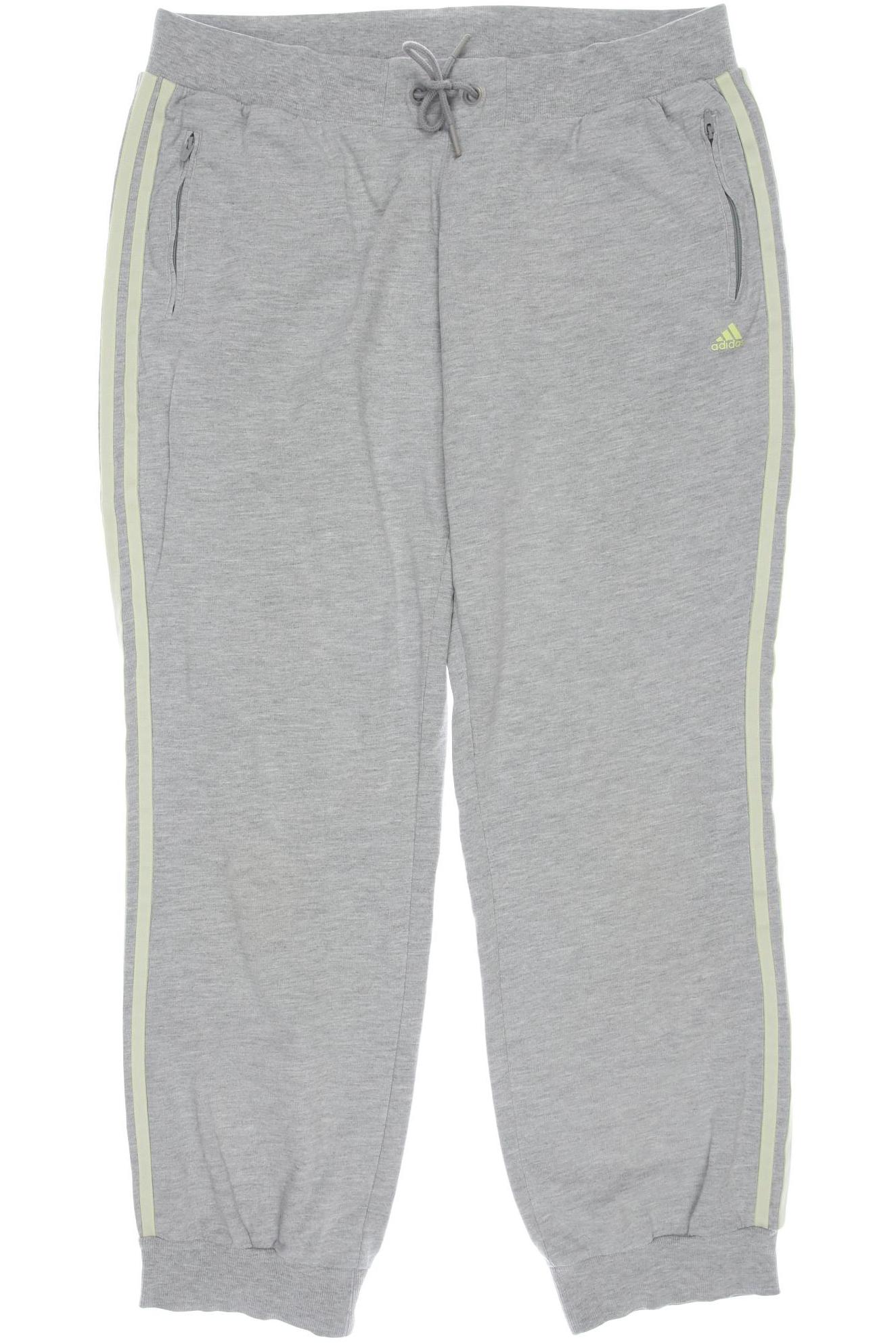 

adidas Damen Stoffhose, grau, Gr. 0
