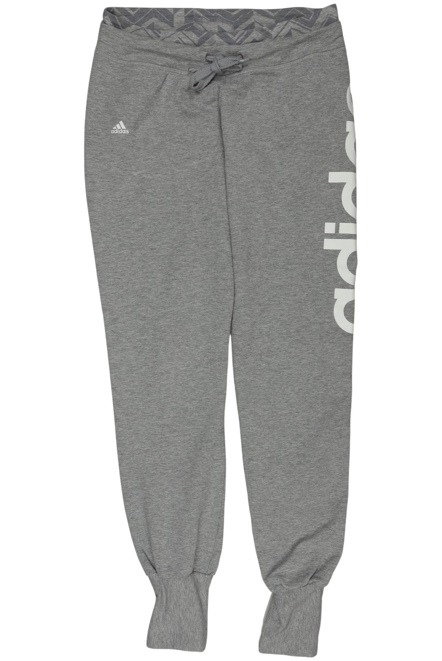 

adidas Damen Stoffhose, grau, Gr. 0