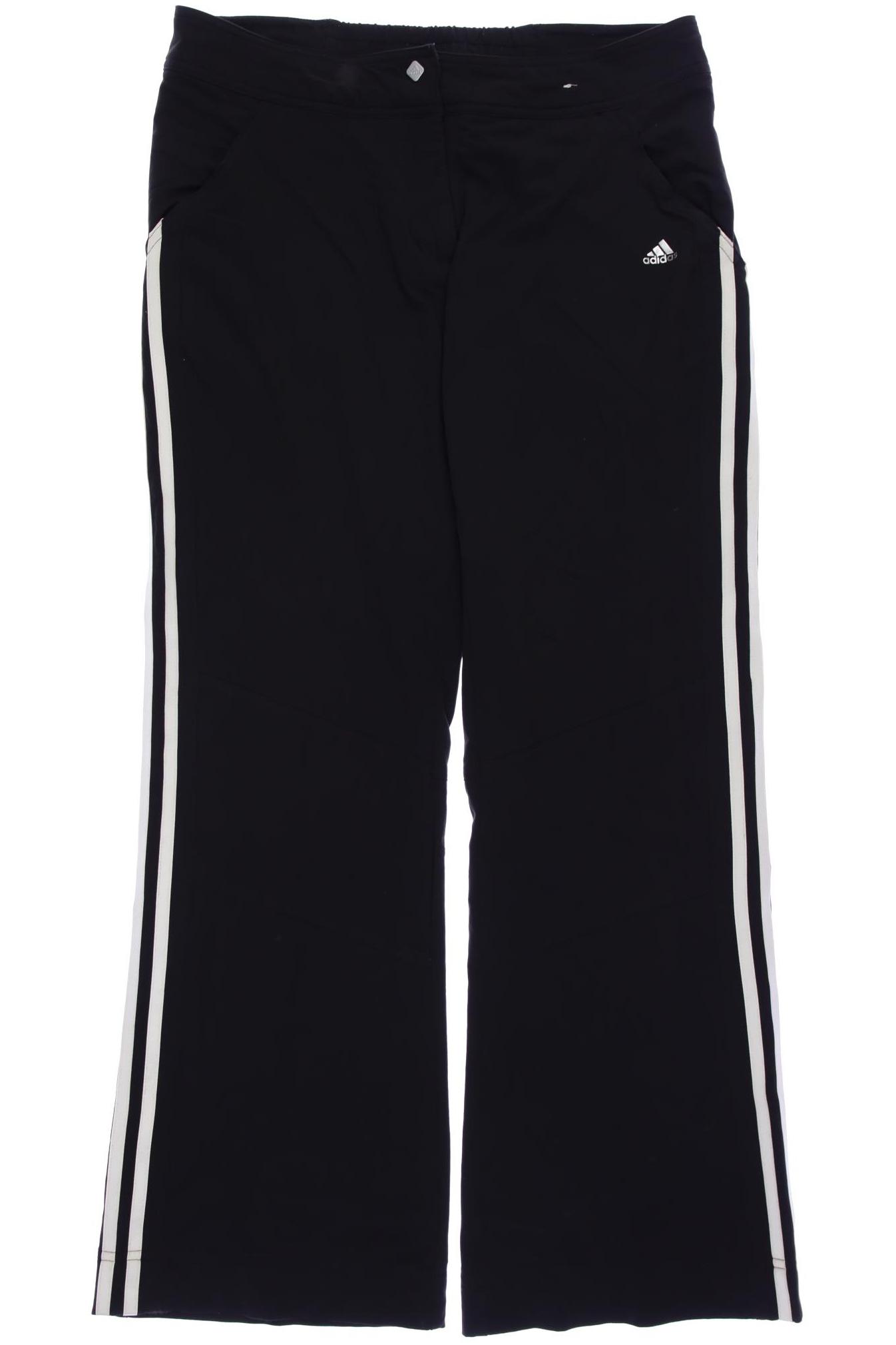 

adidas Damen Stoffhose, schwarz, Gr. 38