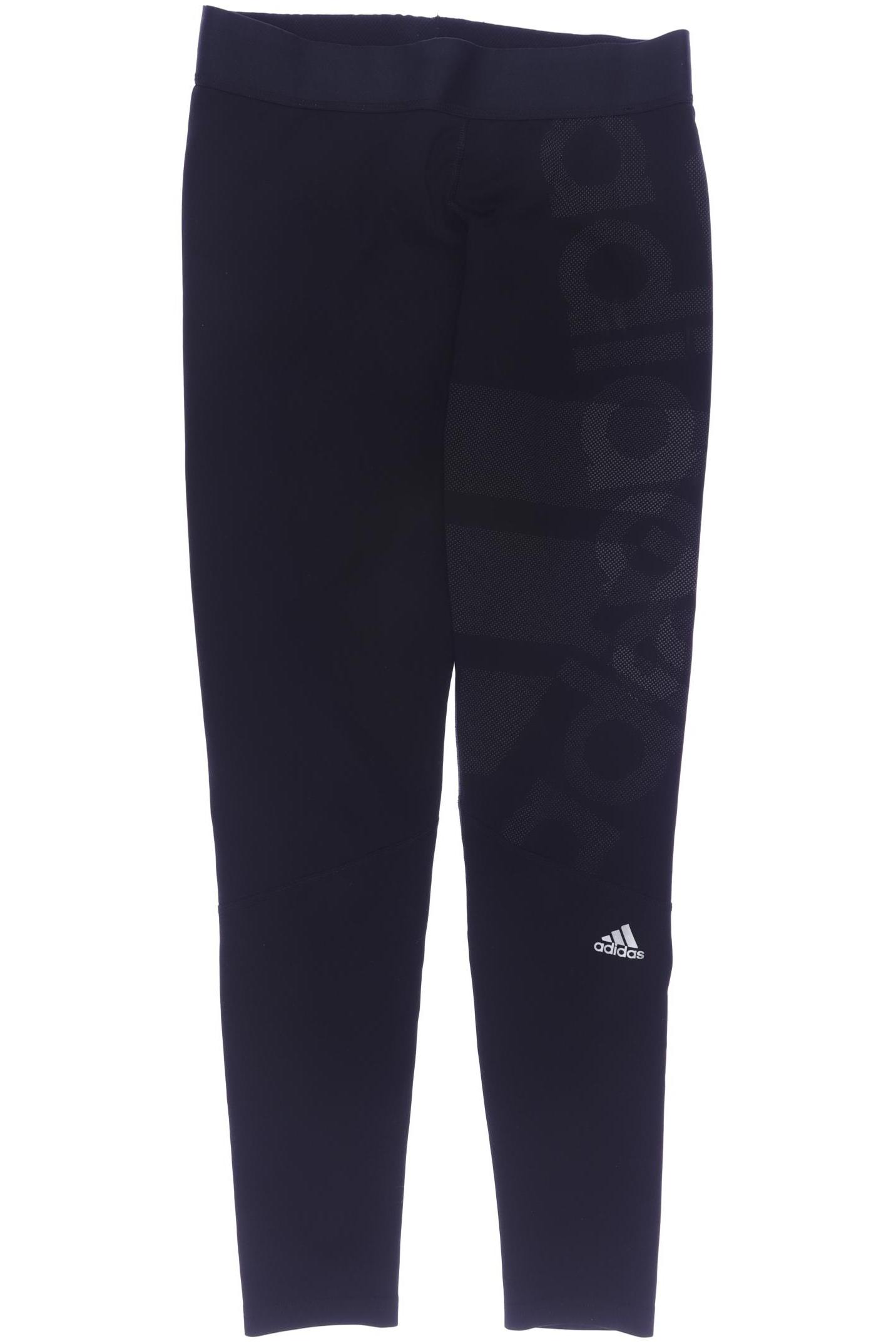 

adidas Damen Stoffhose, schwarz, Gr. 38