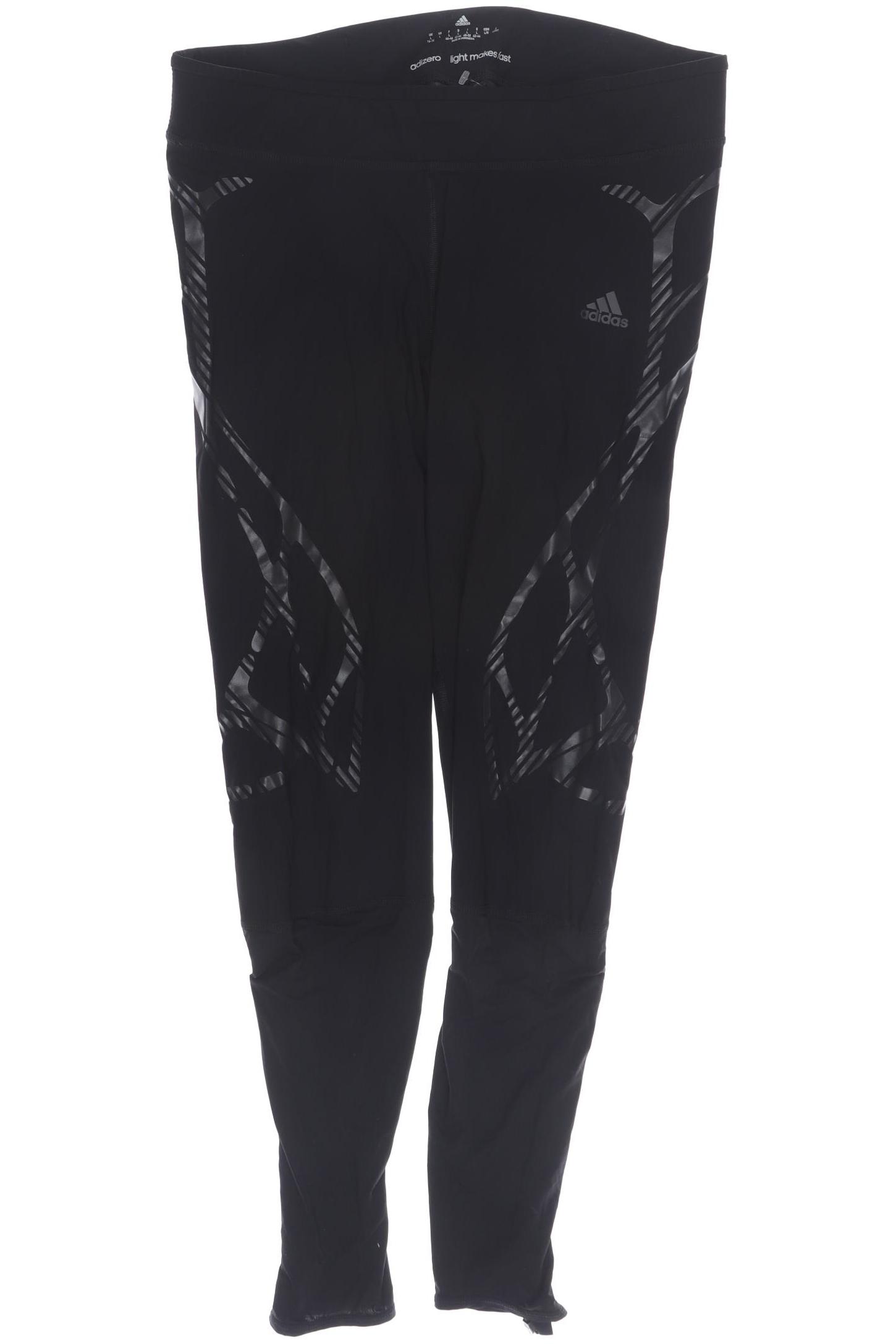 

adidas Damen Stoffhose, schwarz, Gr. 42