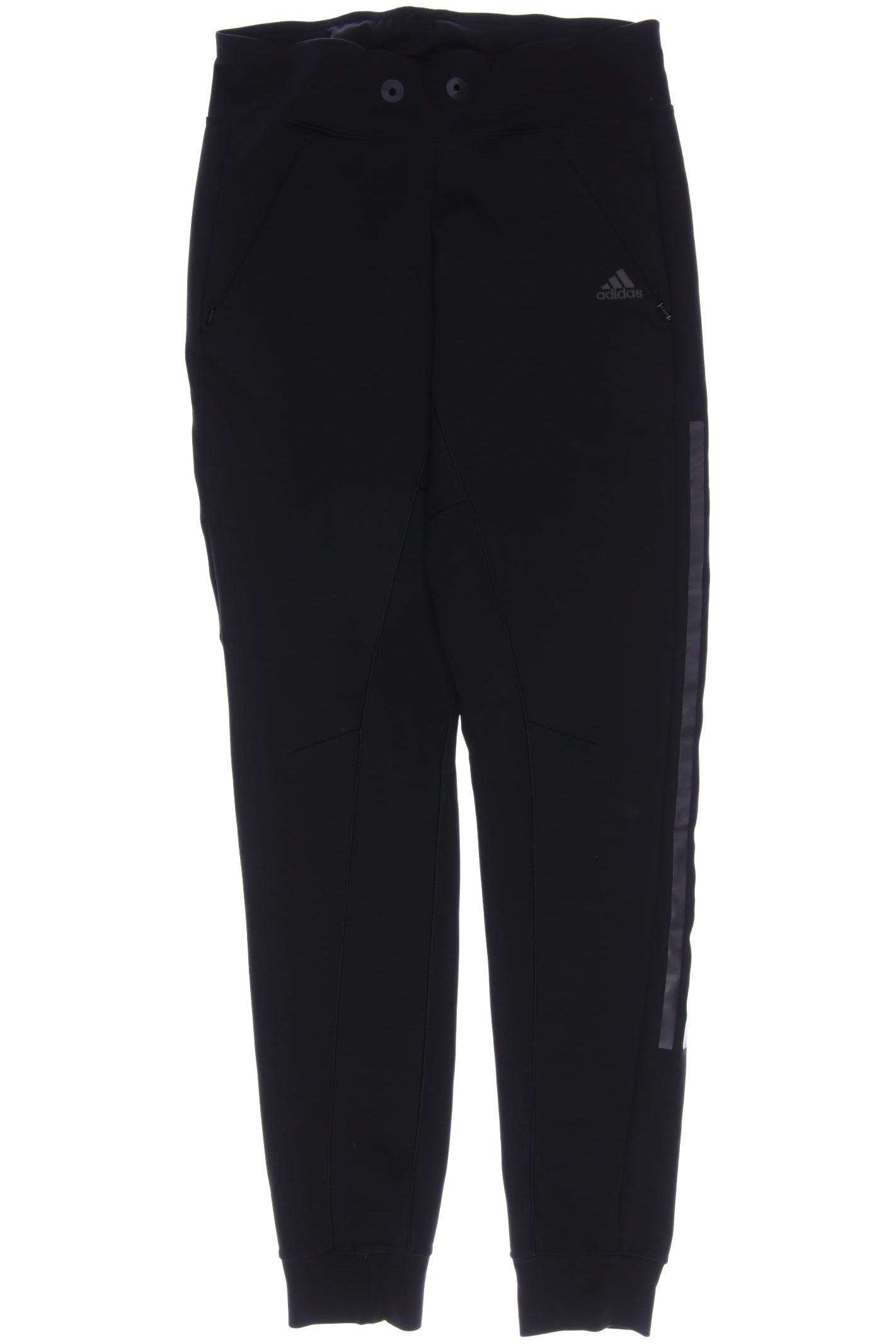 

adidas Damen Stoffhose, schwarz, Gr. 34