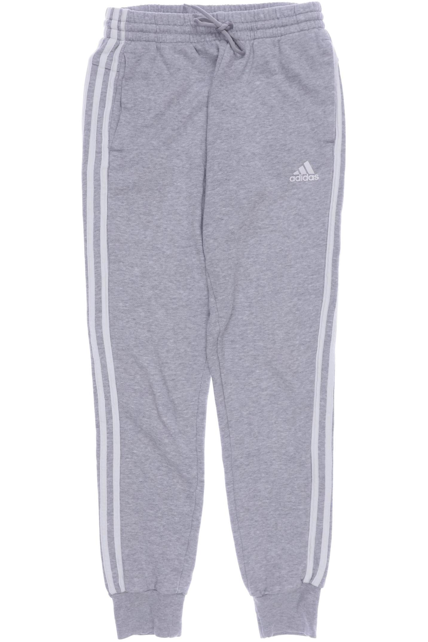 

adidas Damen Stoffhose, grau, Gr. 34