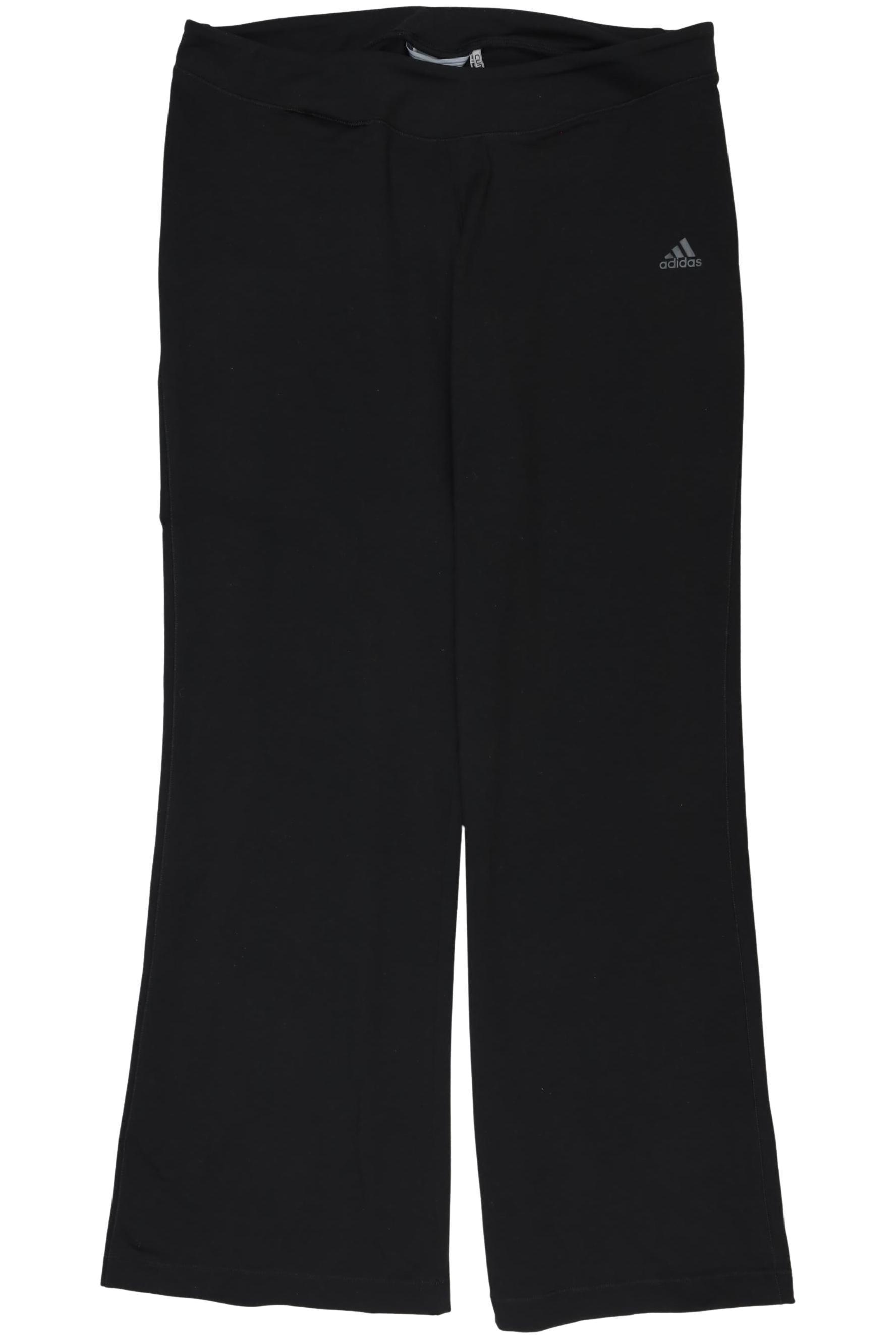 

adidas Damen Stoffhose, schwarz, Gr. 44