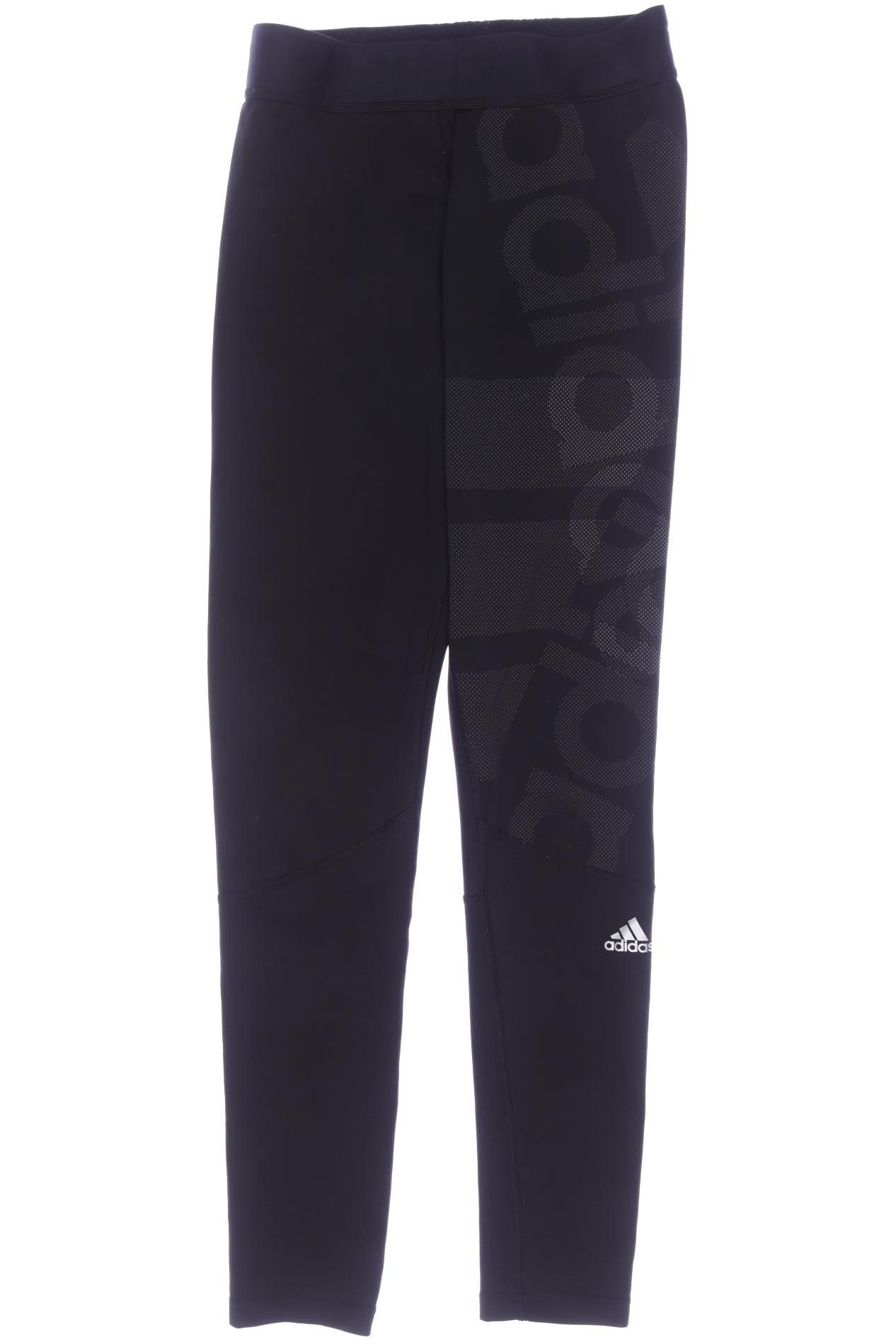 

adidas Damen Stoffhose, schwarz, Gr. 0