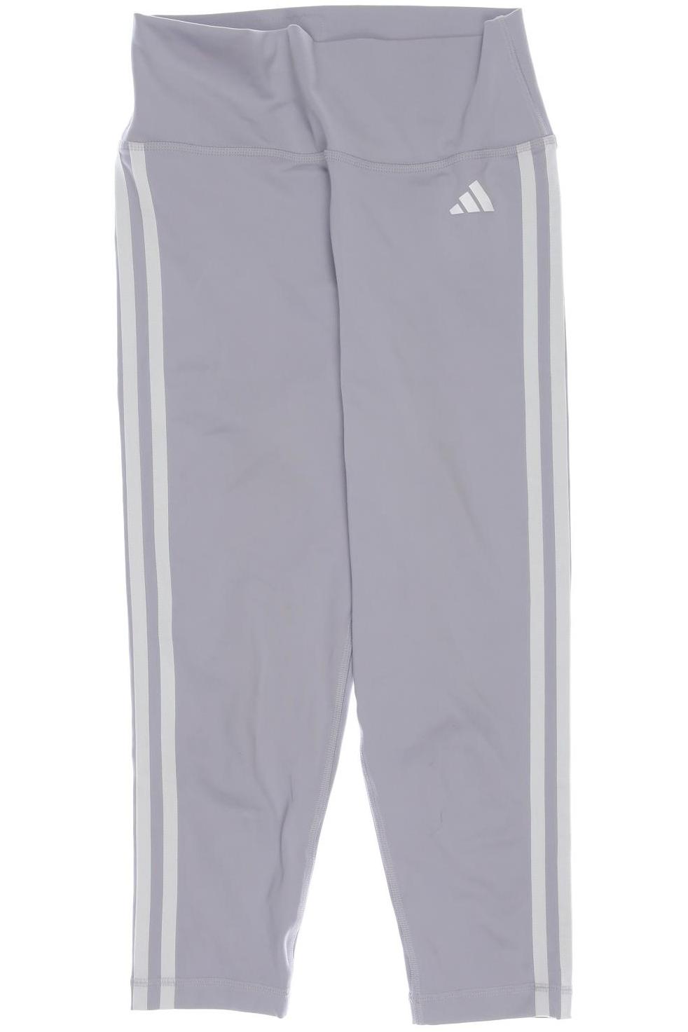 

adidas Damen Stoffhose, grau, Gr. 0