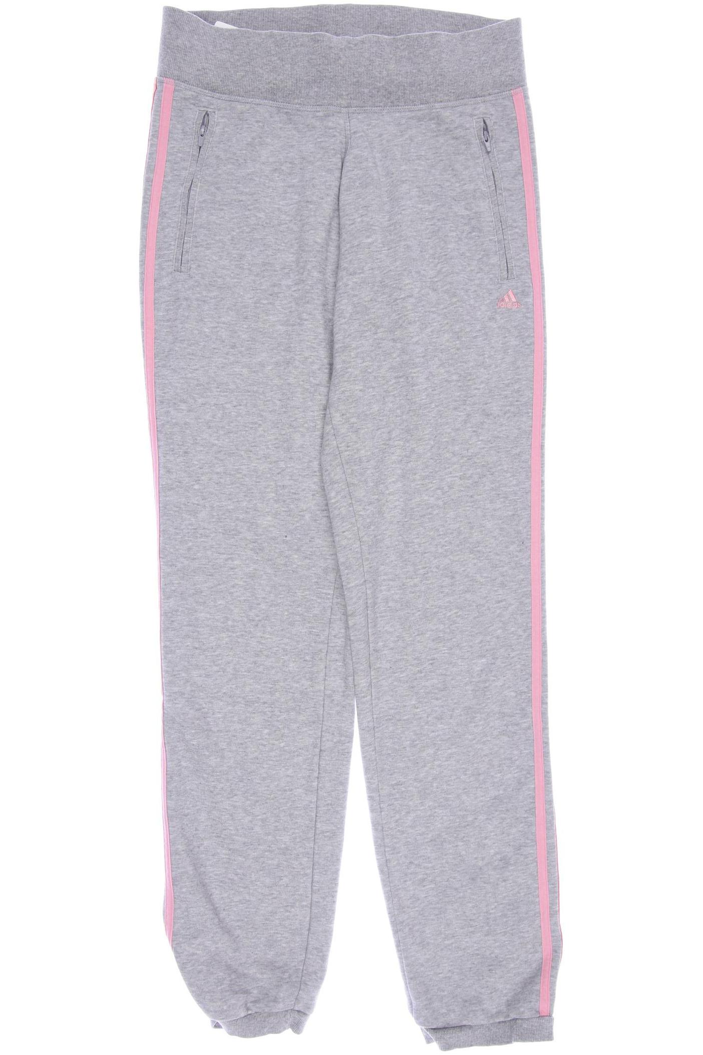 

adidas Damen Stoffhose, grau, Gr. 36
