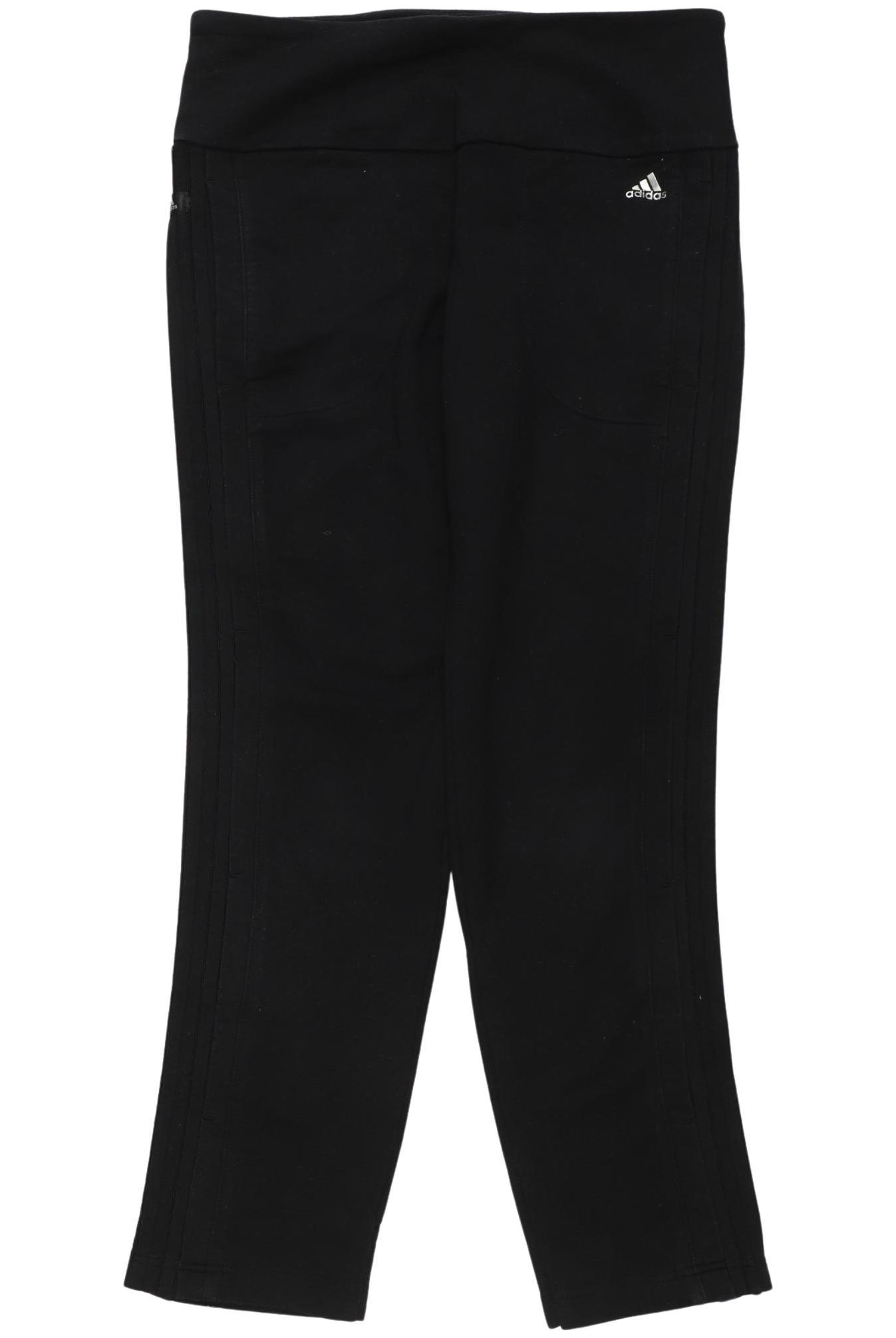 

adidas Damen Stoffhose, schwarz, Gr. 34
