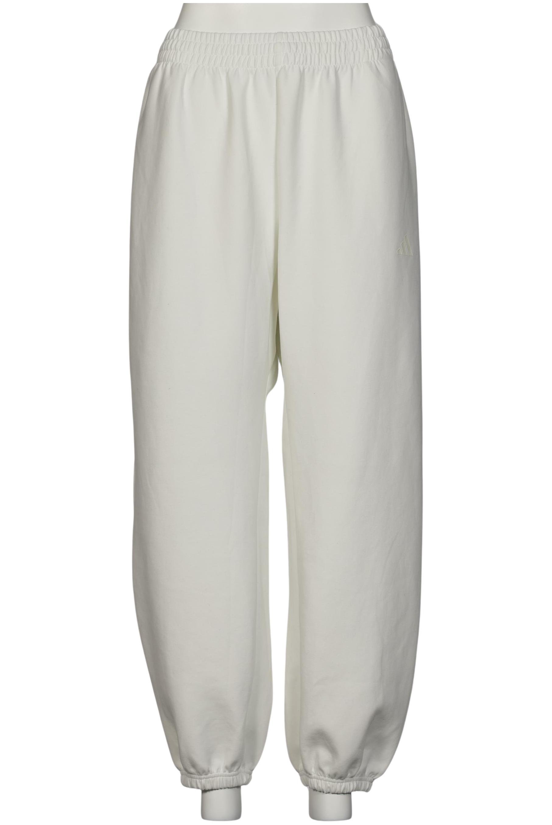 

adidas Damen Stoffhose, cremeweiß, Gr. 0