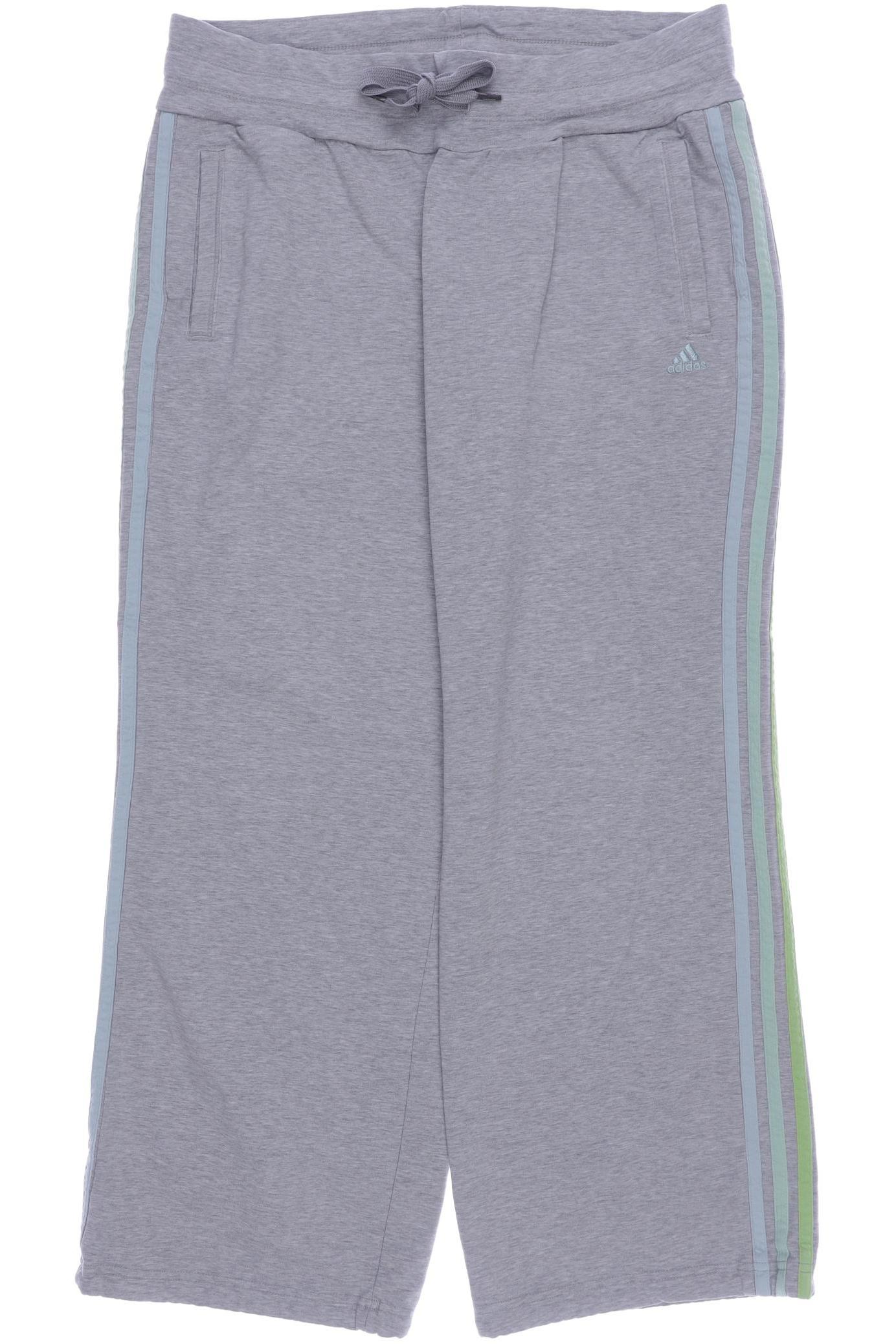

adidas Damen Stoffhose, grau, Gr. 38