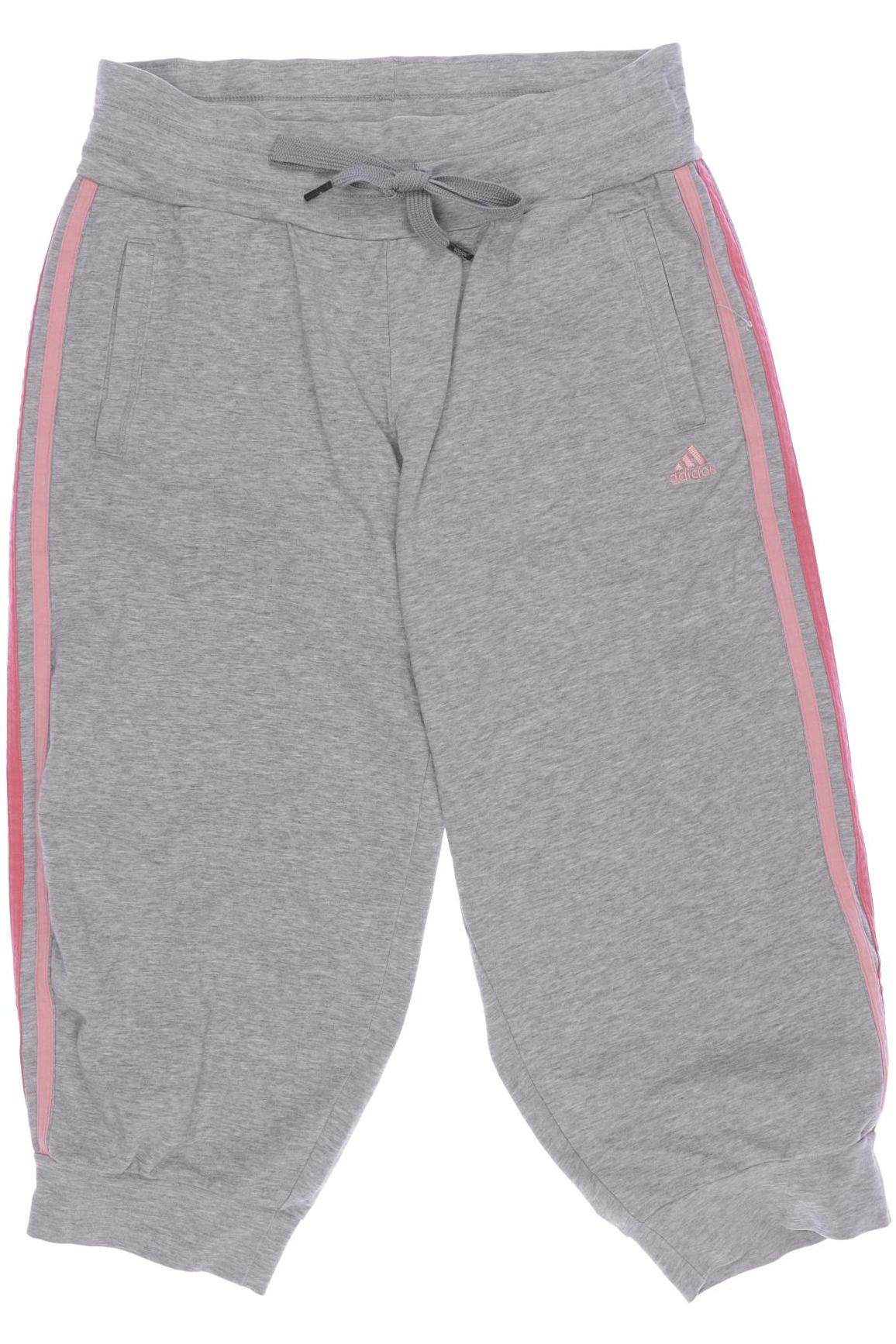 

adidas Damen Stoffhose, grau, Gr. 0
