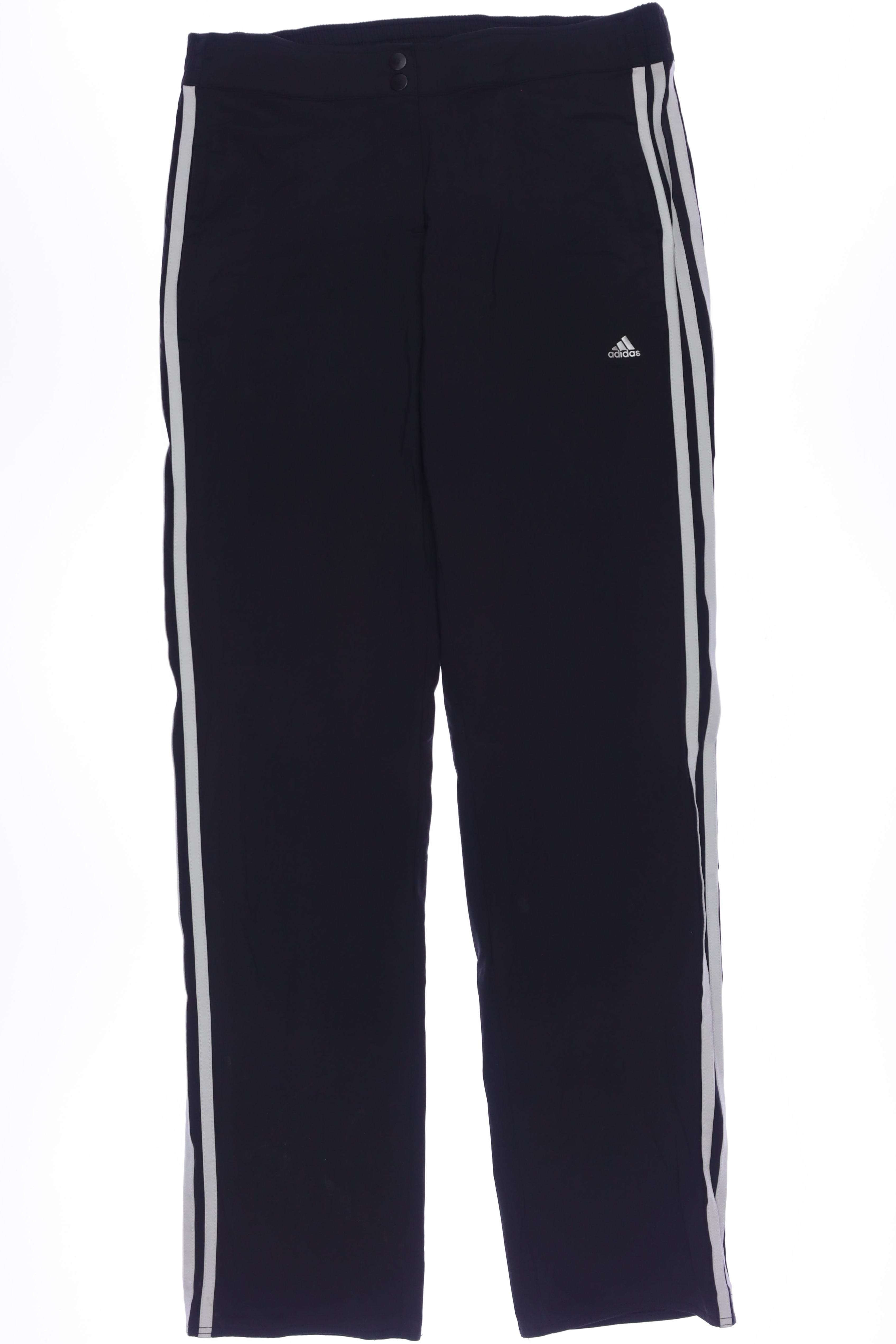 

adidas Damen Stoffhose, schwarz, Gr. 38