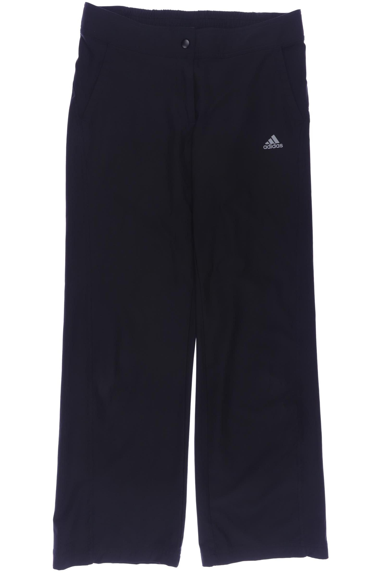 

adidas Damen Stoffhose, schwarz, Gr. 38
