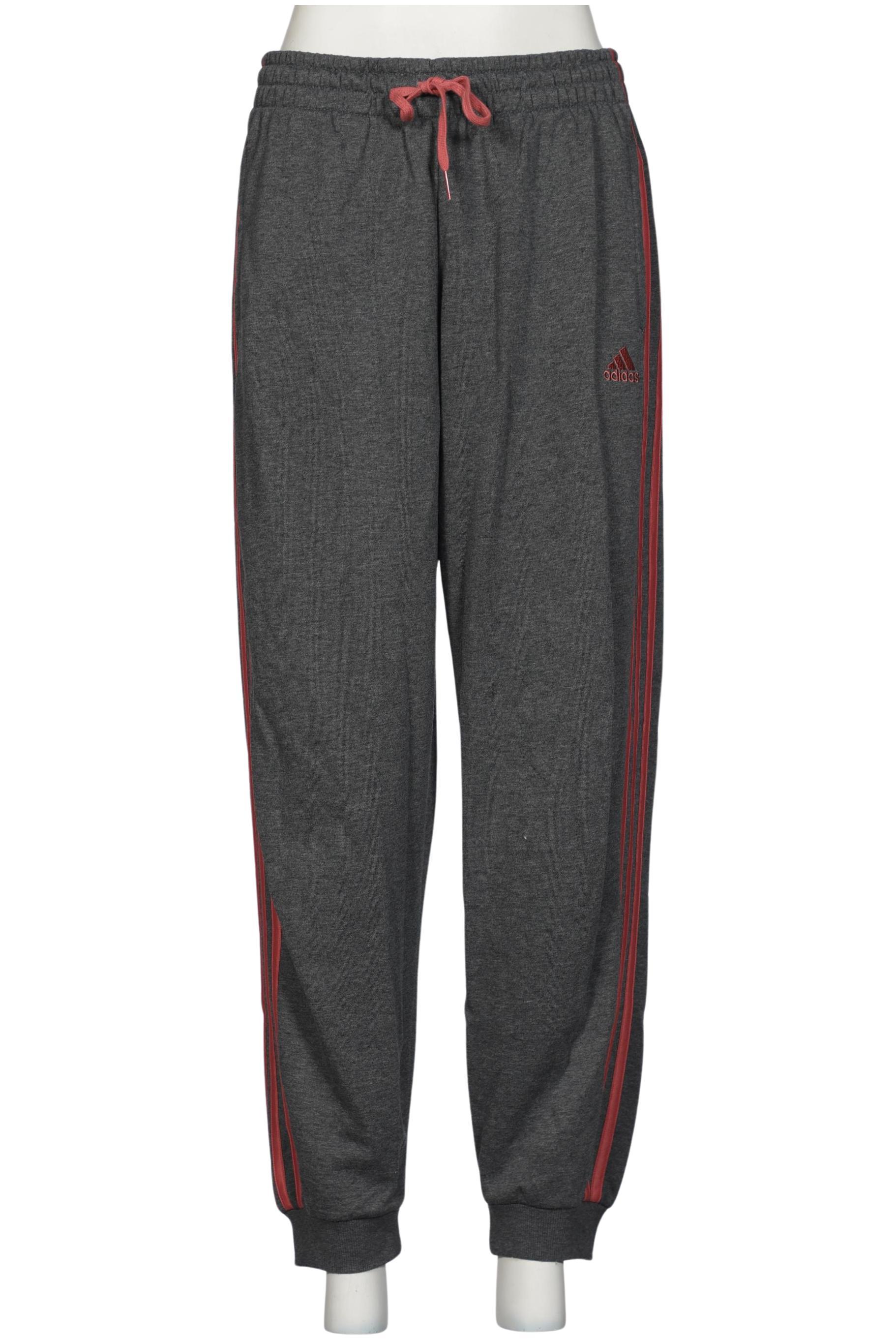

adidas Damen Stoffhose, grau, Gr. 0