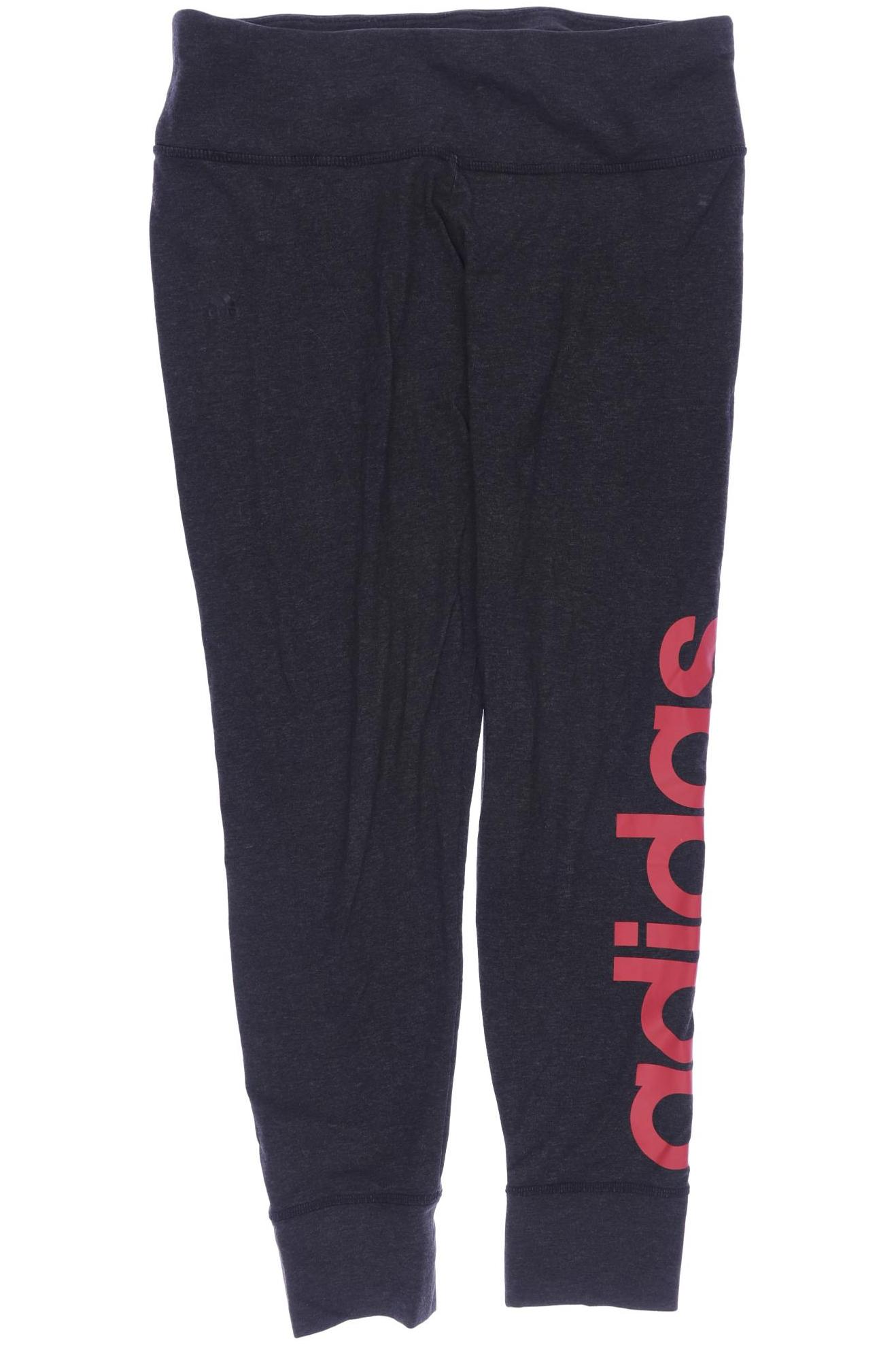 

adidas Damen Stoffhose, grau, Gr. 0