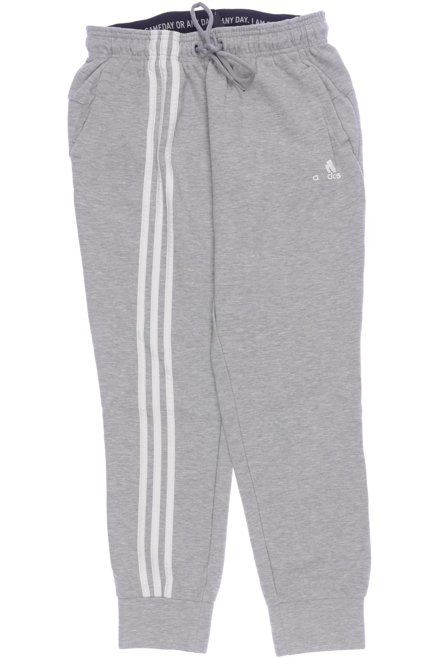 

adidas Damen Stoffhose, grau, Gr. 0