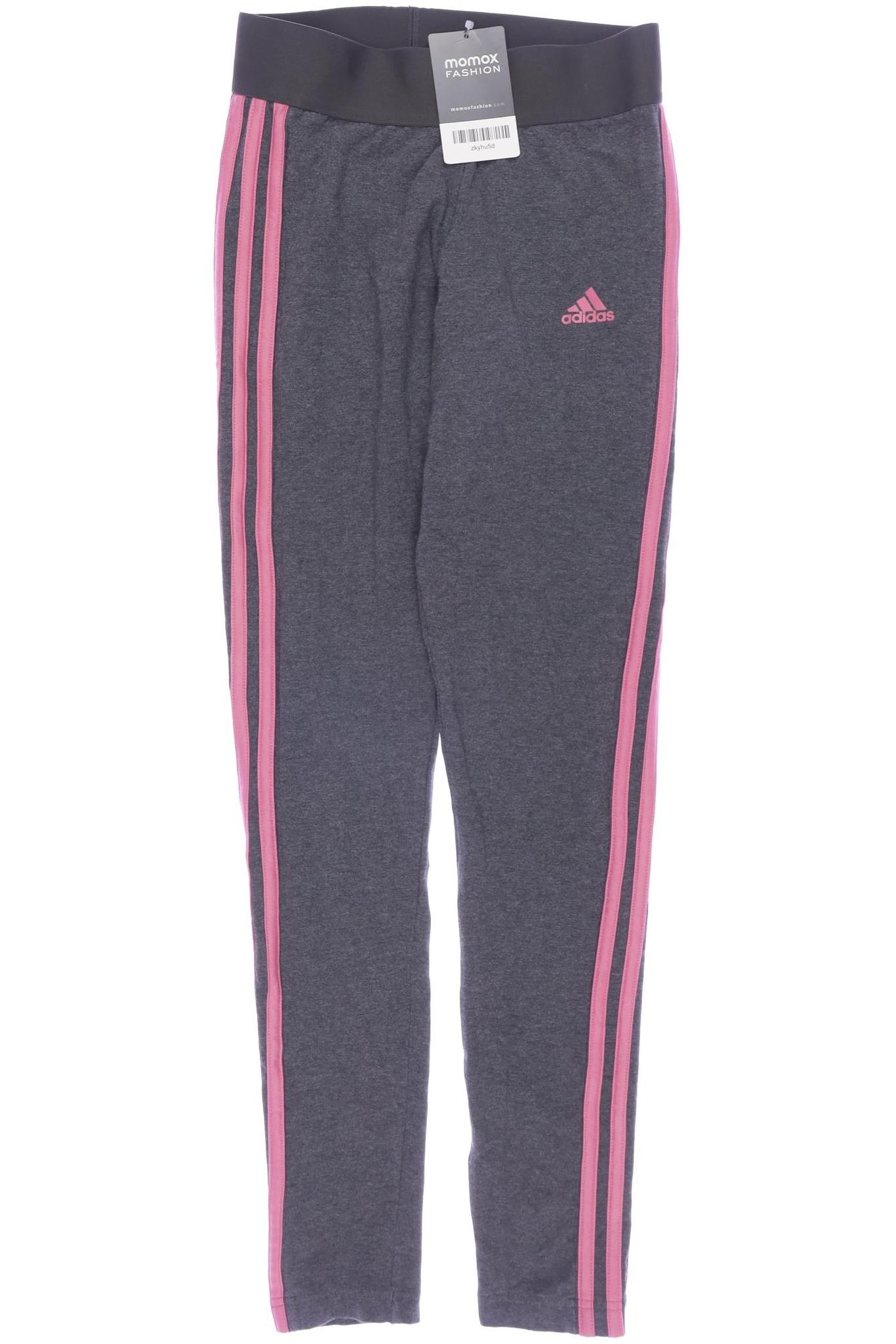 

adidas Damen Stoffhose, grau, Gr. 0