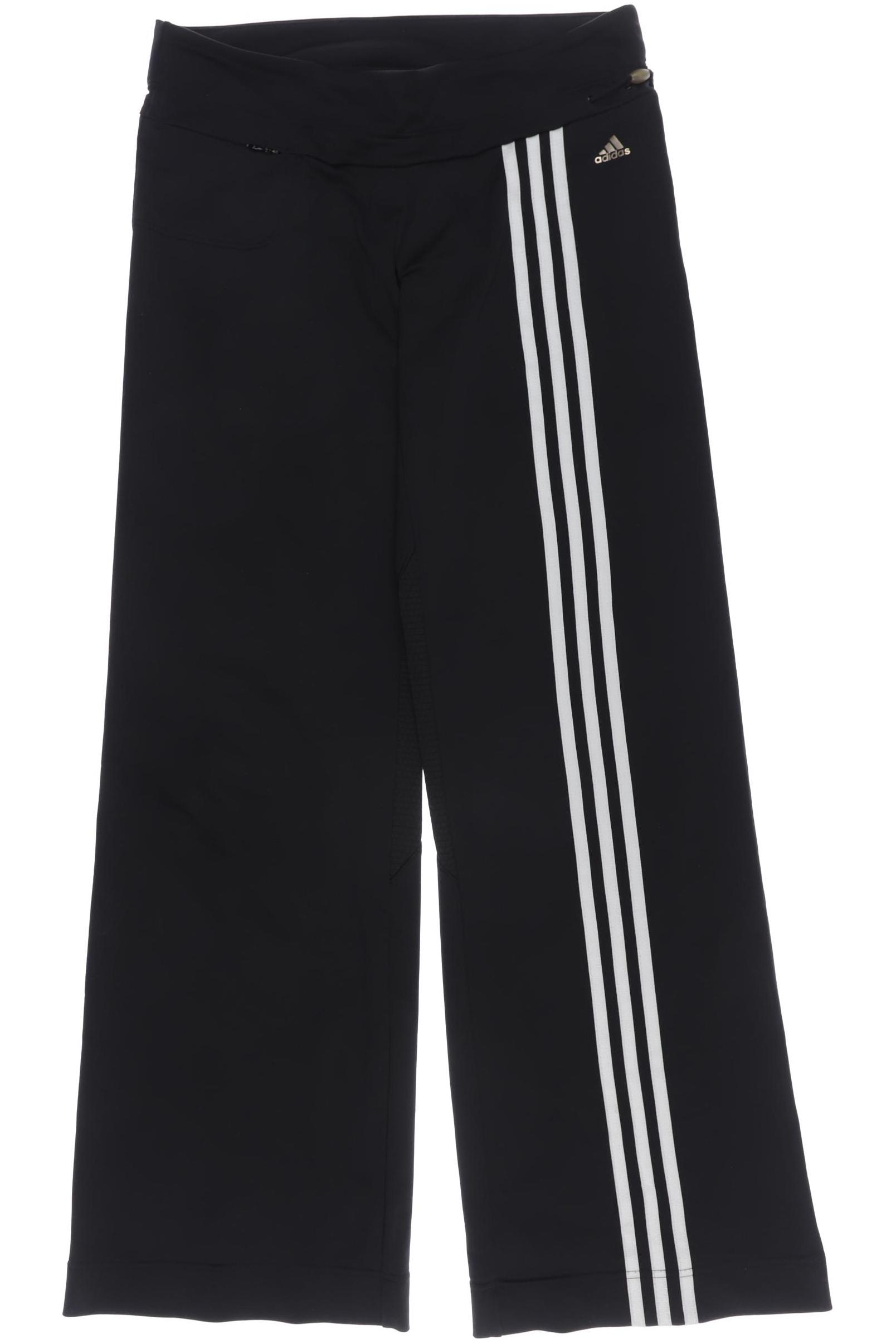 

adidas Damen Stoffhose, schwarz, Gr. 40