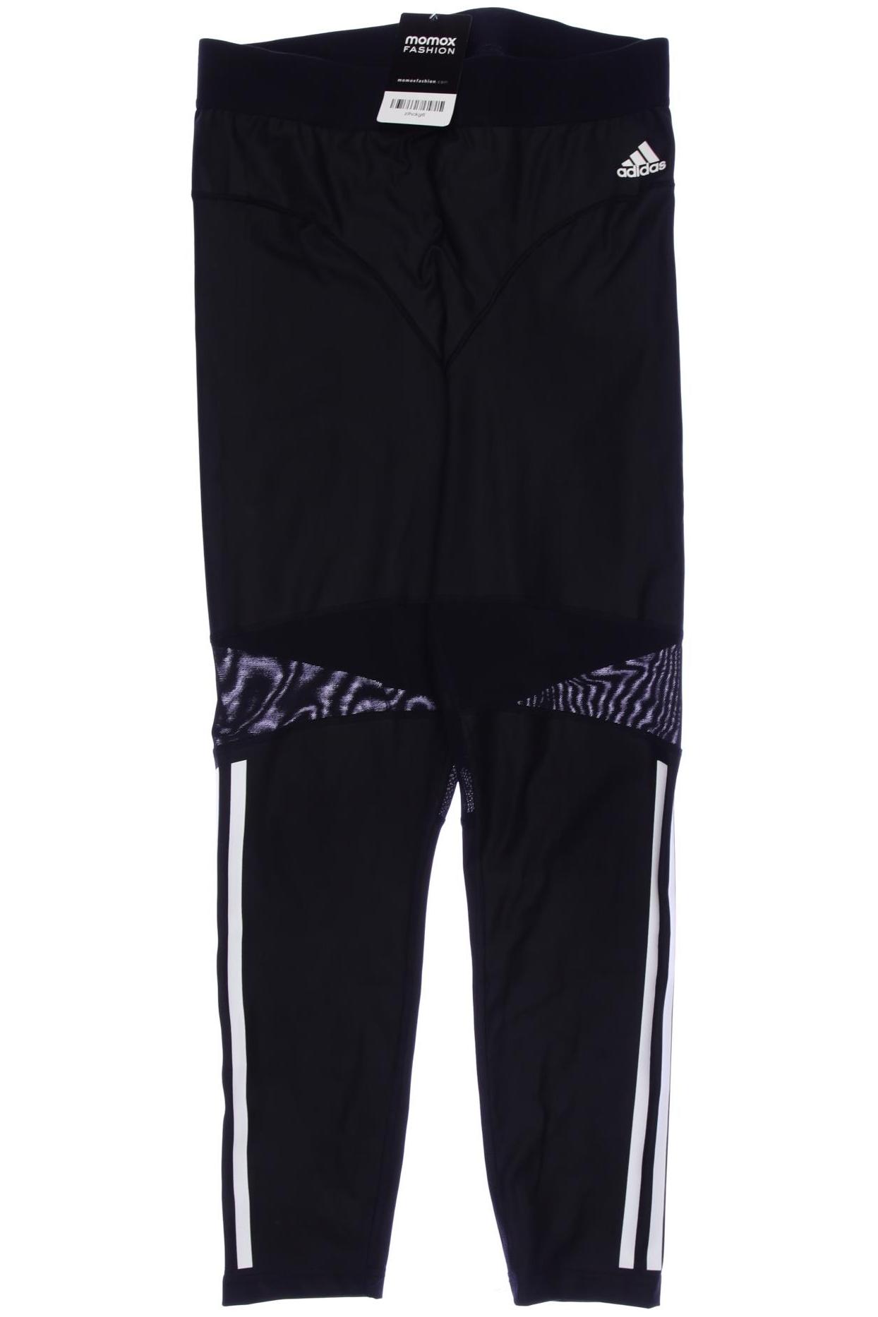 

adidas Damen Stoffhose, schwarz, Gr. 0