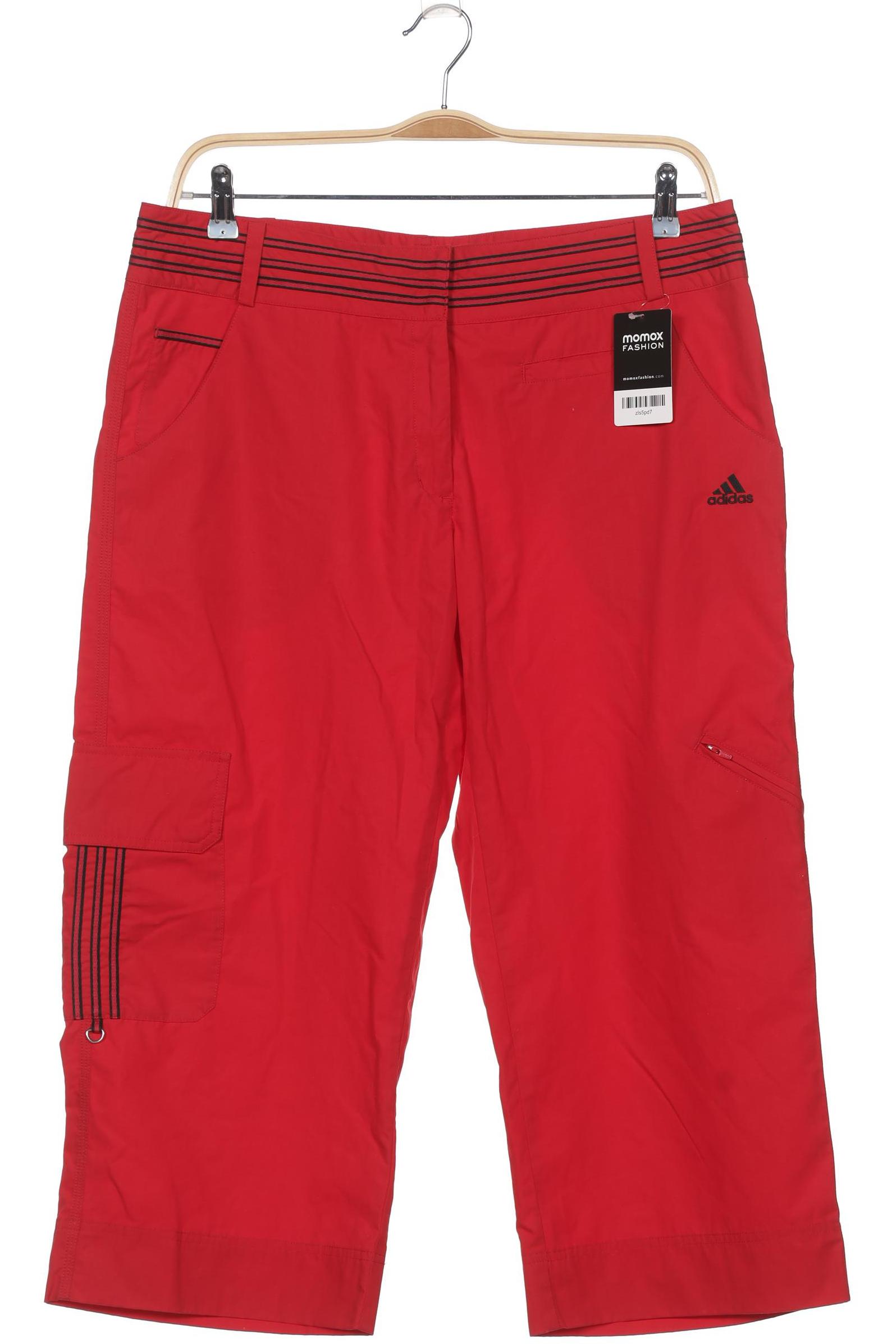 

adidas Damen Stoffhose, rot, Gr. 44