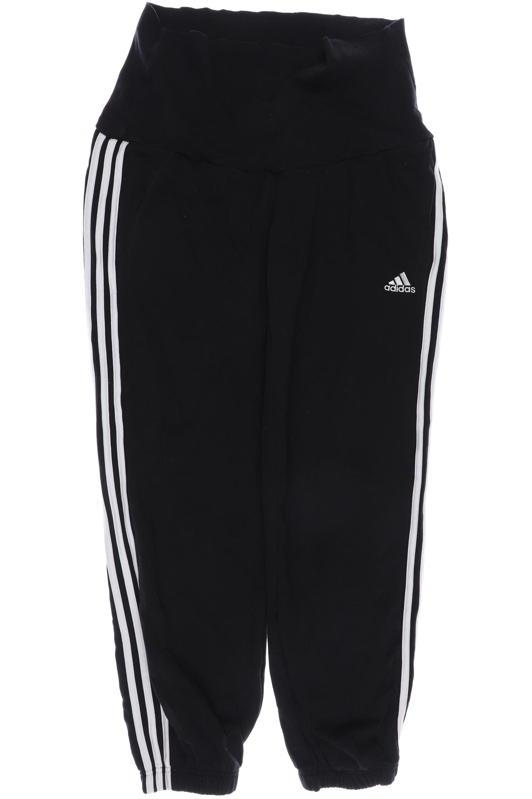 

adidas Damen Stoffhose, schwarz, Gr. 42