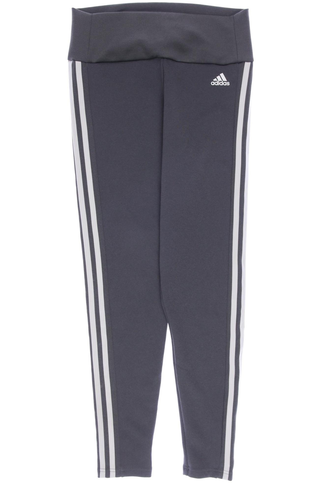 

adidas Damen Stoffhose, grau, Gr. 38