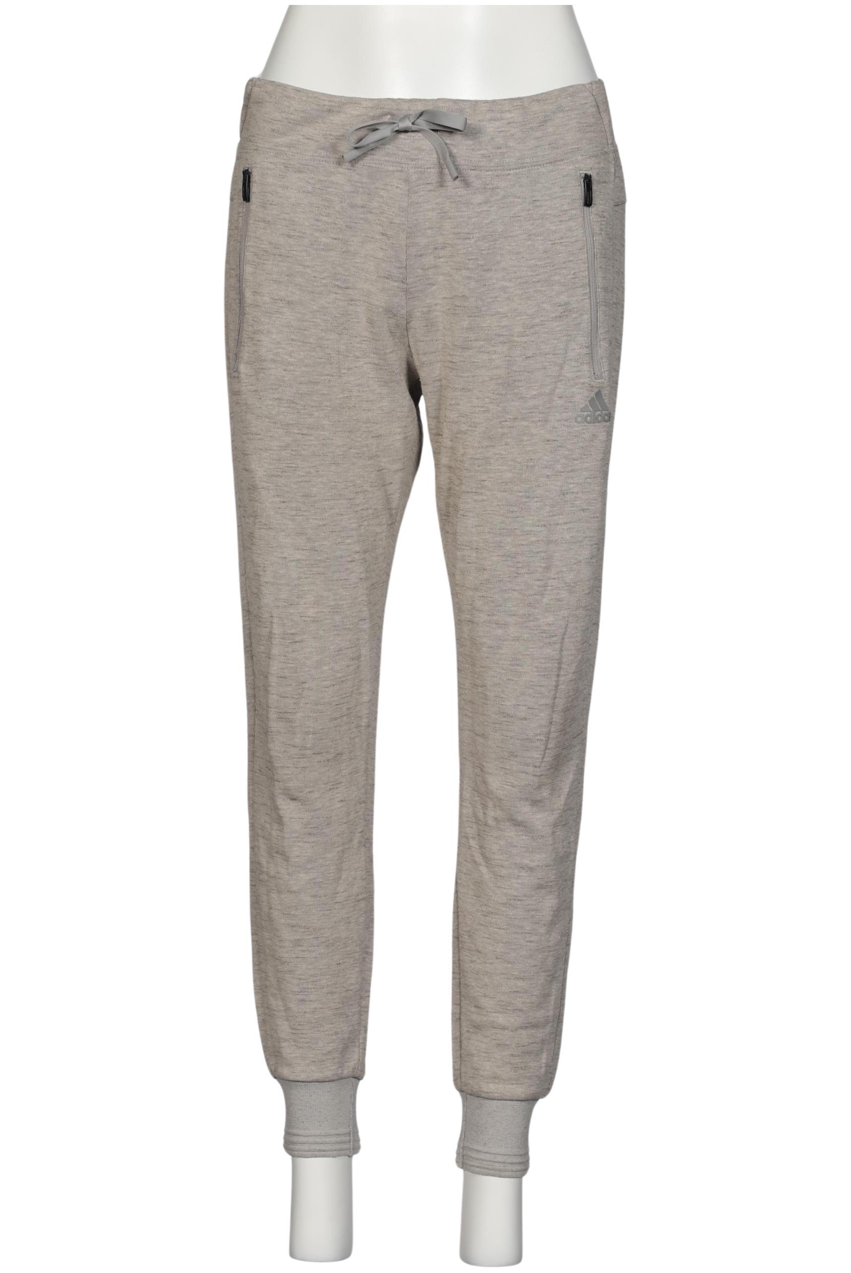 

adidas Damen Stoffhose, grau, Gr. 0