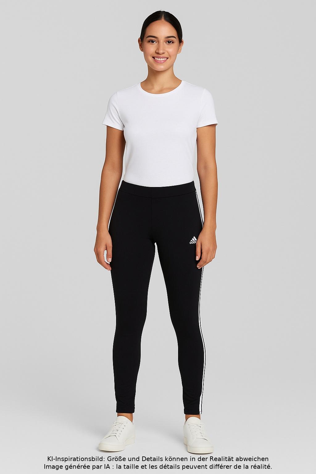 

adidas Damen Stoffhose, schwarz, Gr. 0