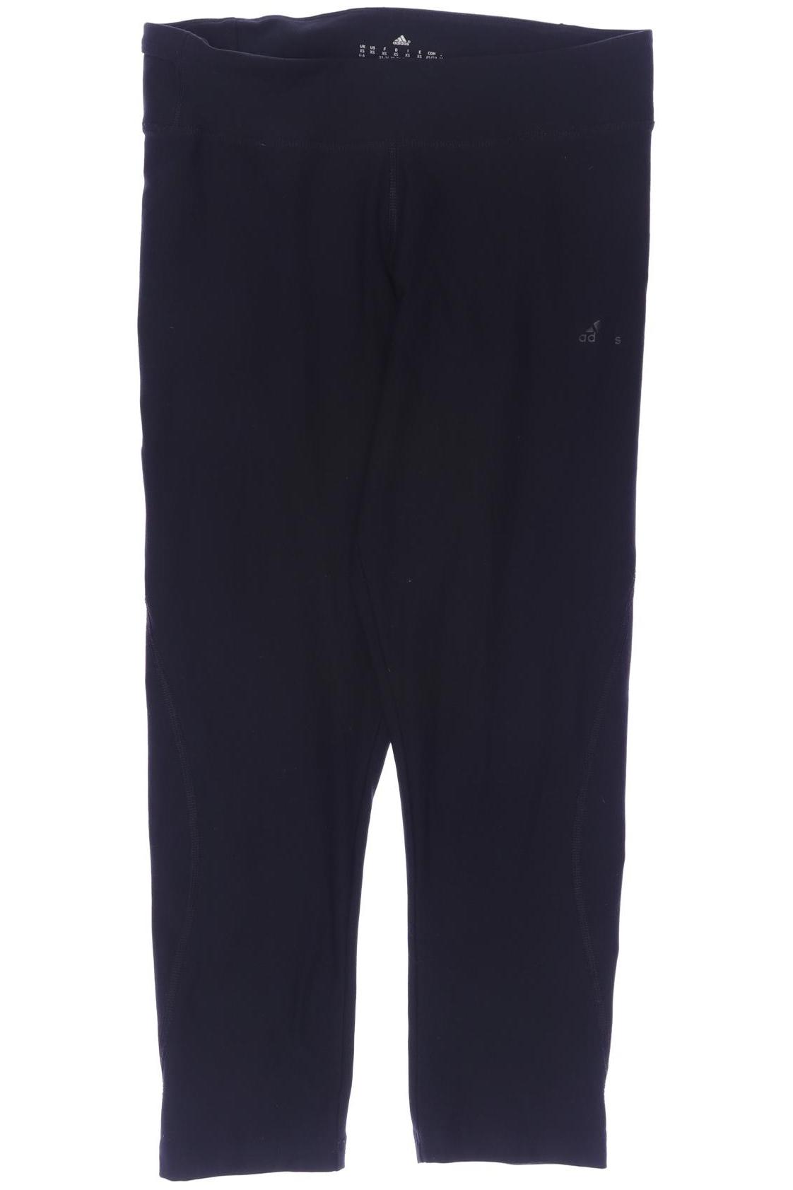 

adidas Damen Stoffhose, schwarz, Gr. 0