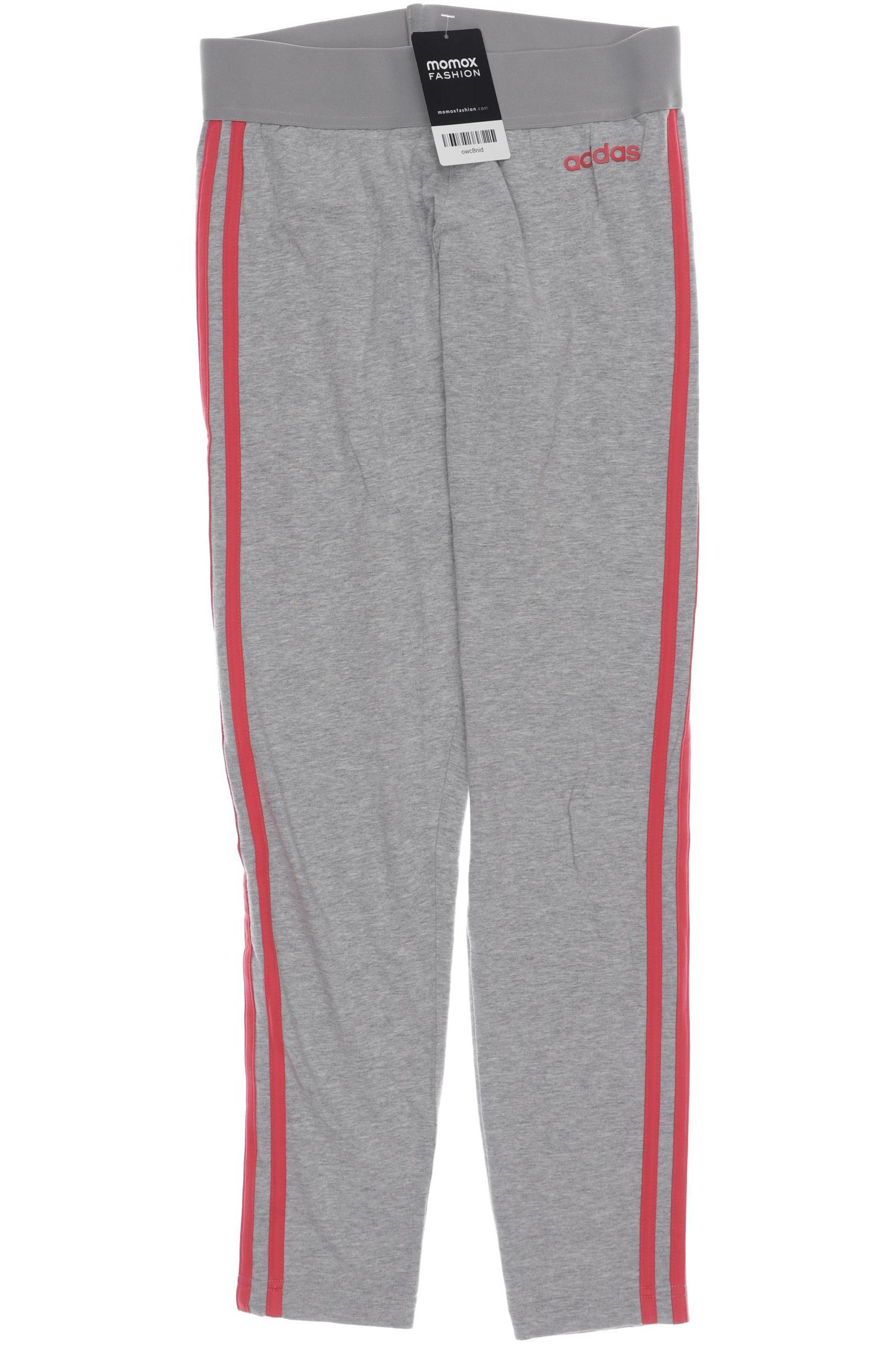 

adidas Damen Stoffhose, grau, Gr. 34