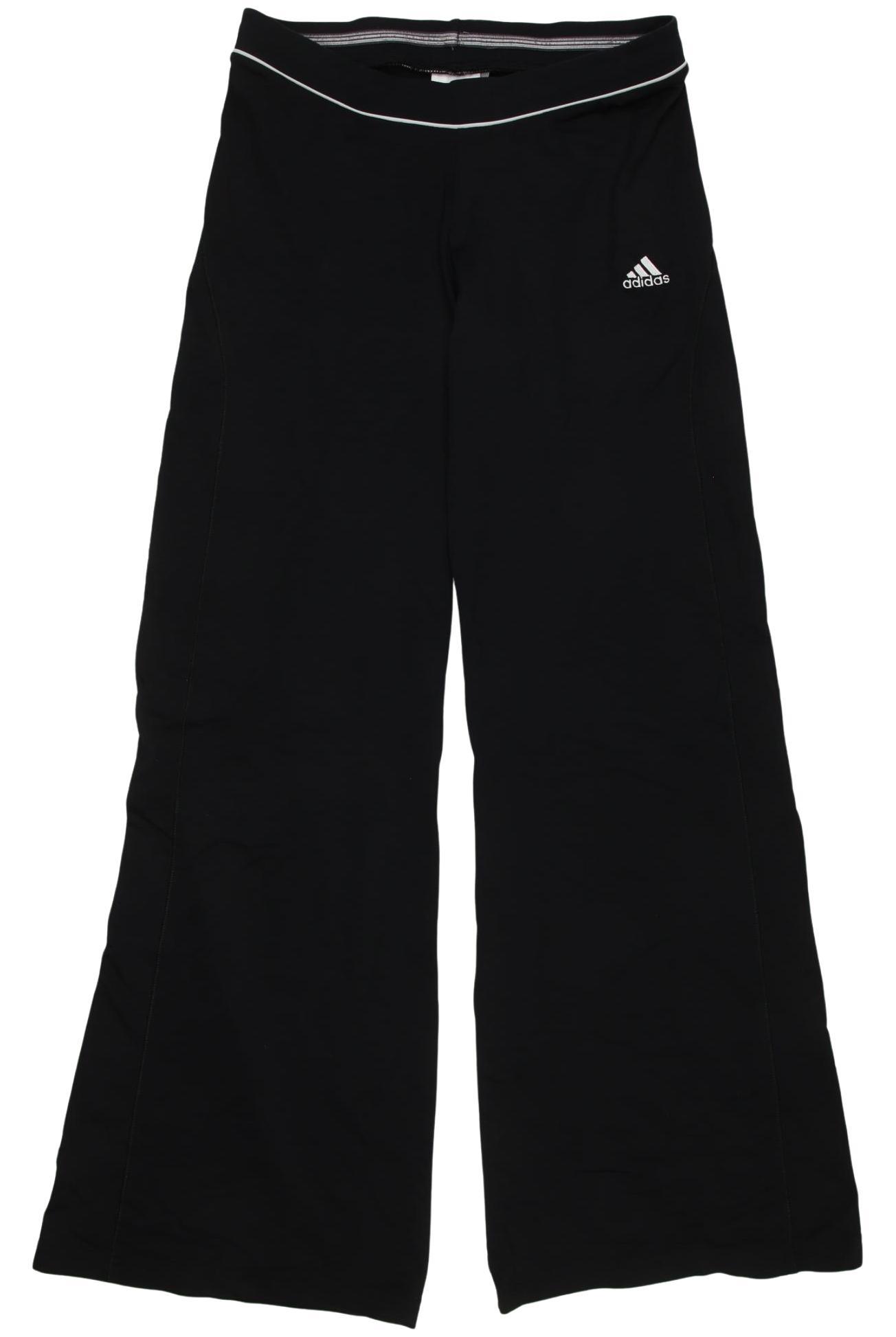 

adidas Damen Stoffhose, schwarz, Gr. 38