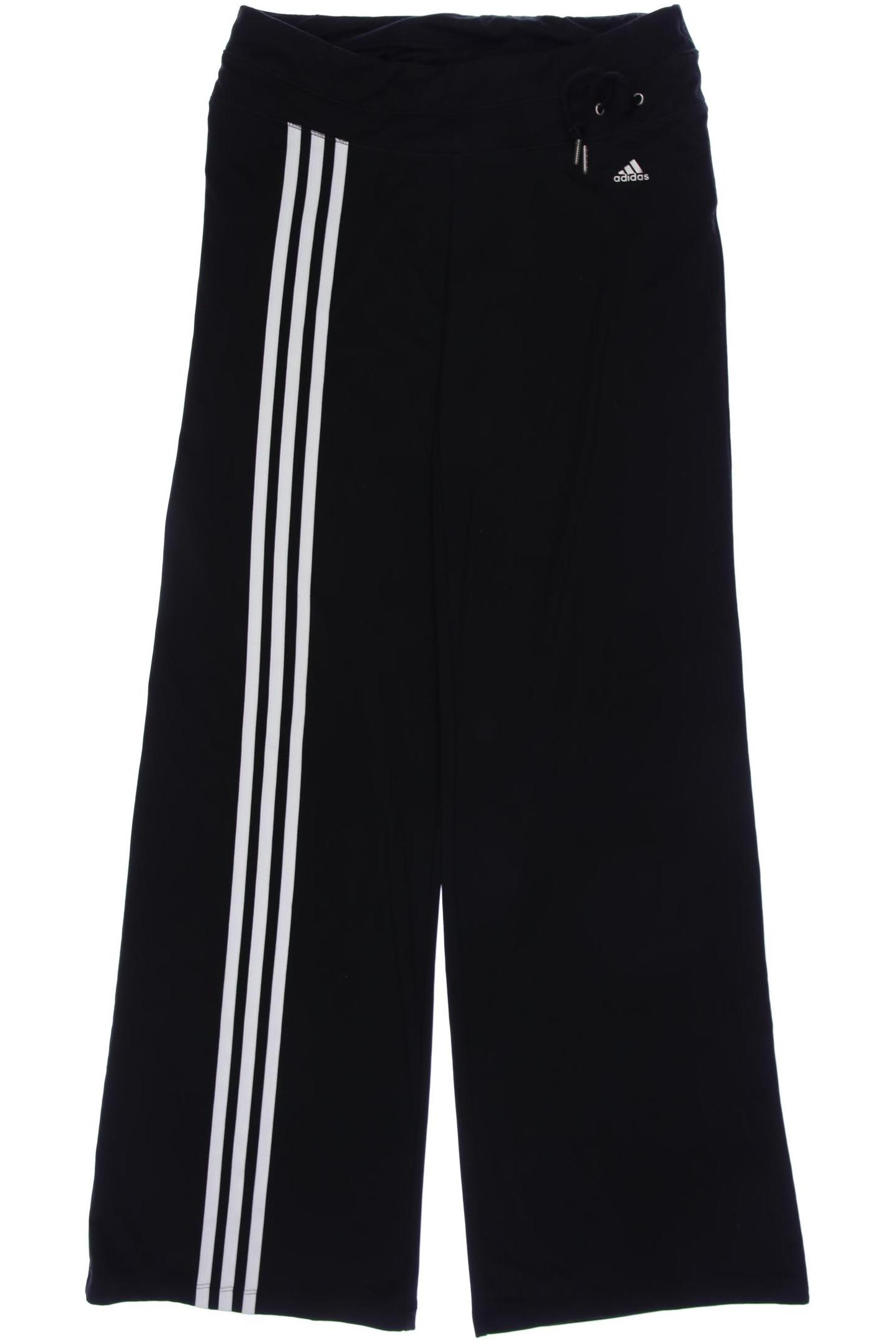 

adidas Damen Stoffhose, schwarz, Gr. 38