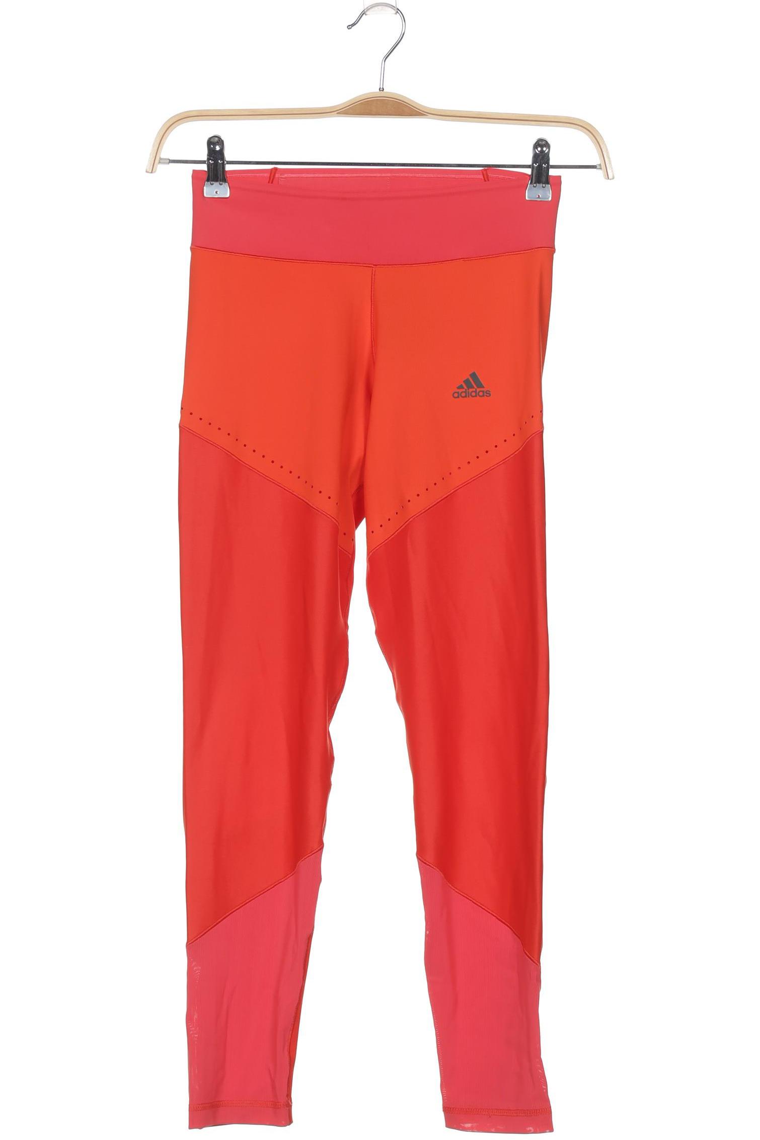 

adidas Damen Stoffhose, rot, Gr. 0