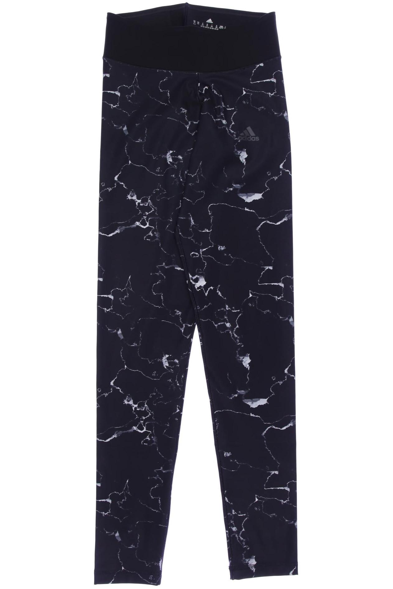 

adidas Damen Stoffhose, schwarz, Gr. 0