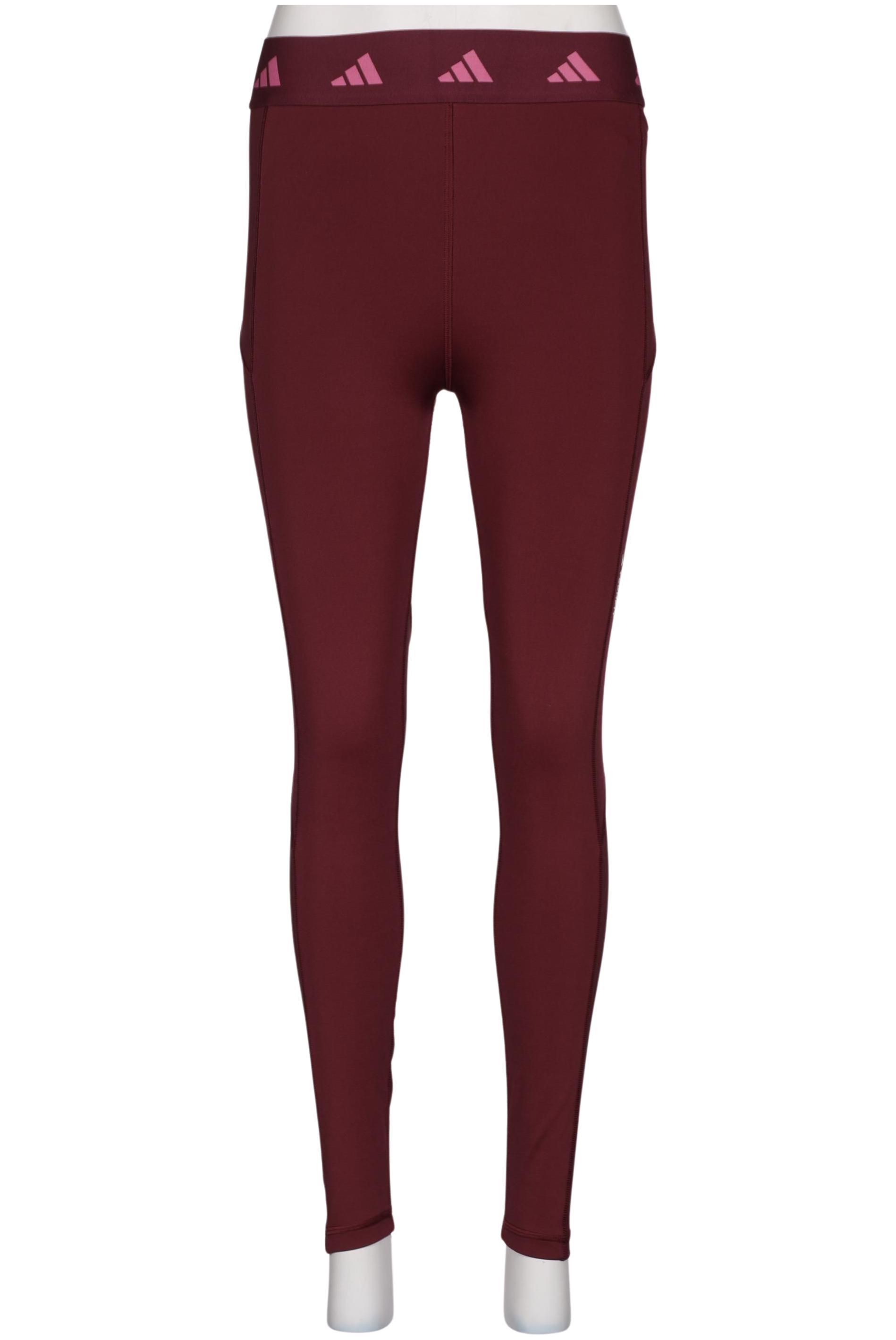 

adidas Damen Stoffhose, bordeaux, Gr. 0