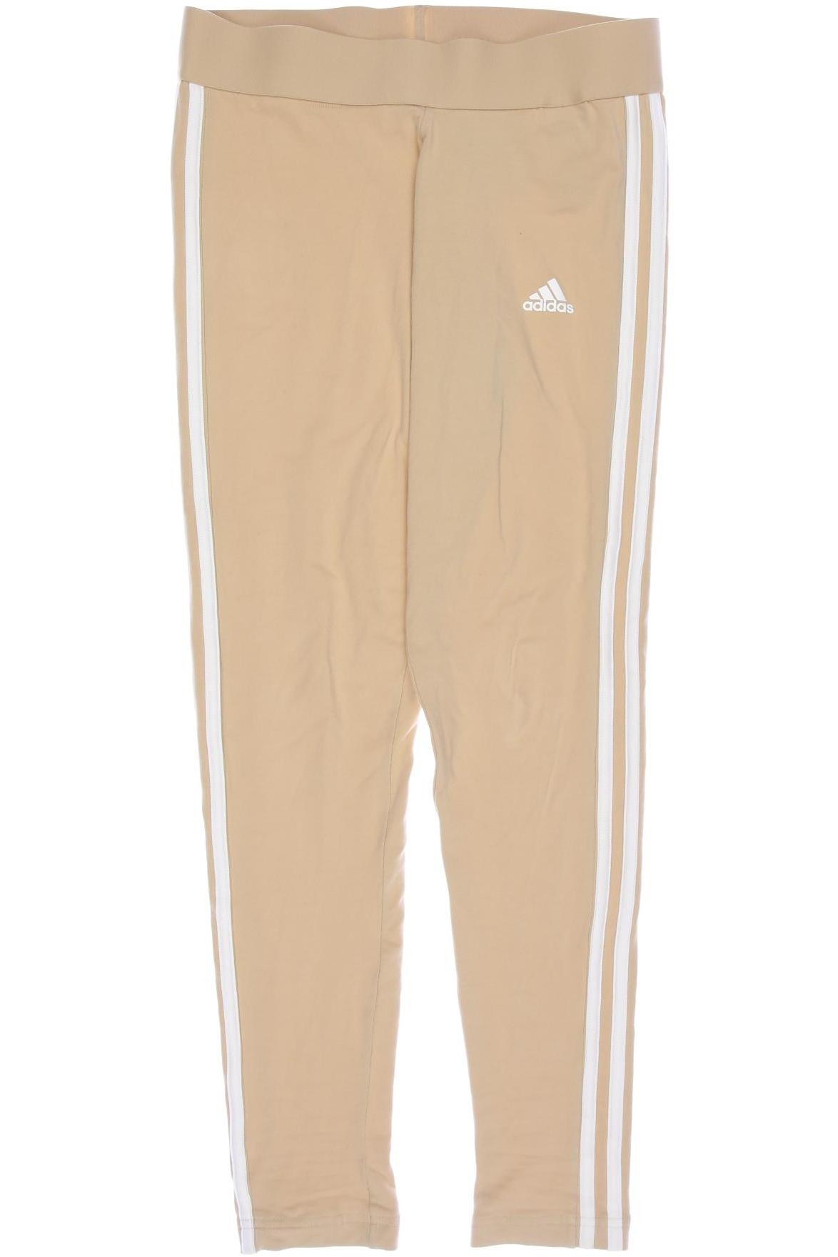 

adidas Damen Stoffhose, beige, Gr. 0
